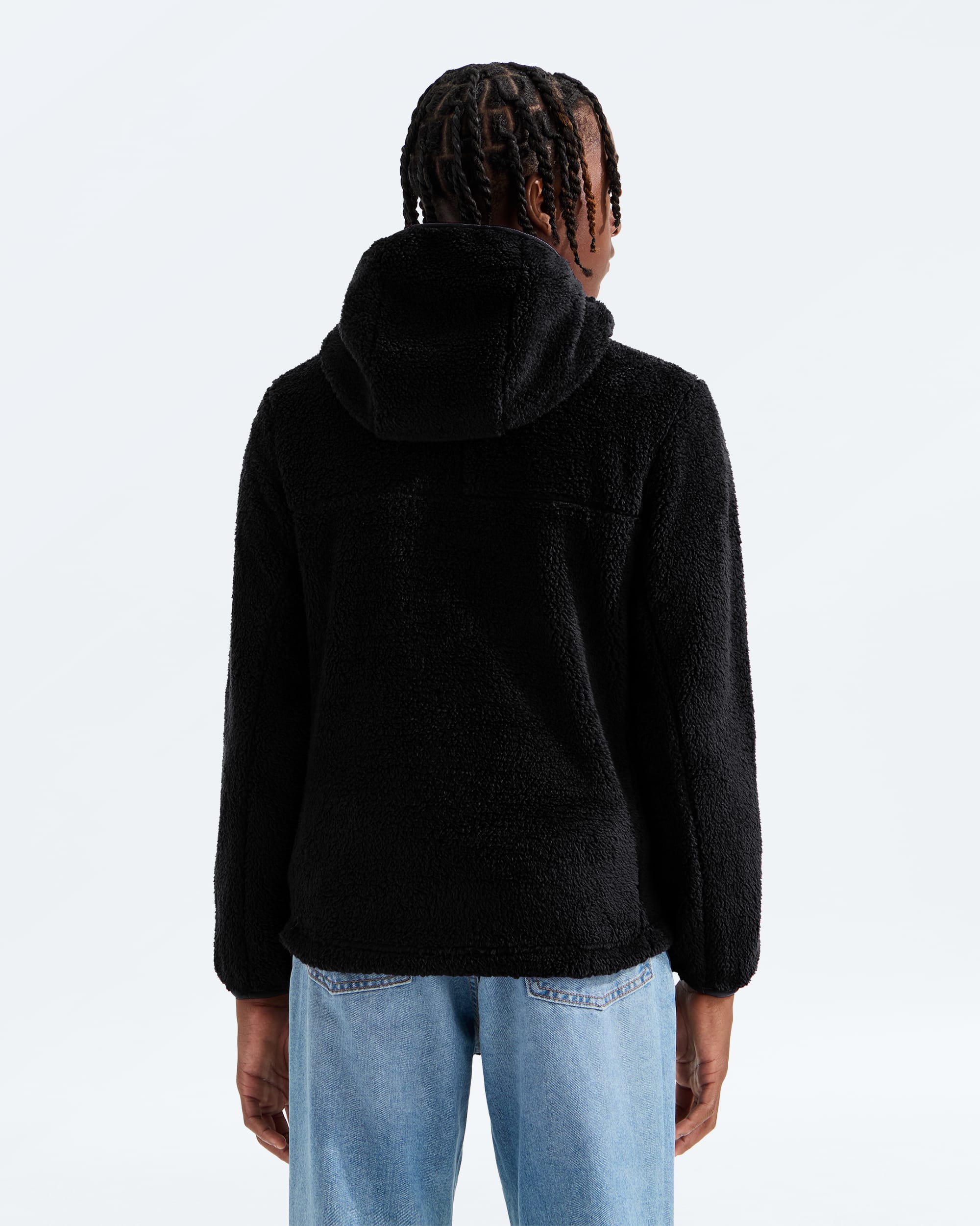 Boys Cabin Fleece Hoodie TNF BACK