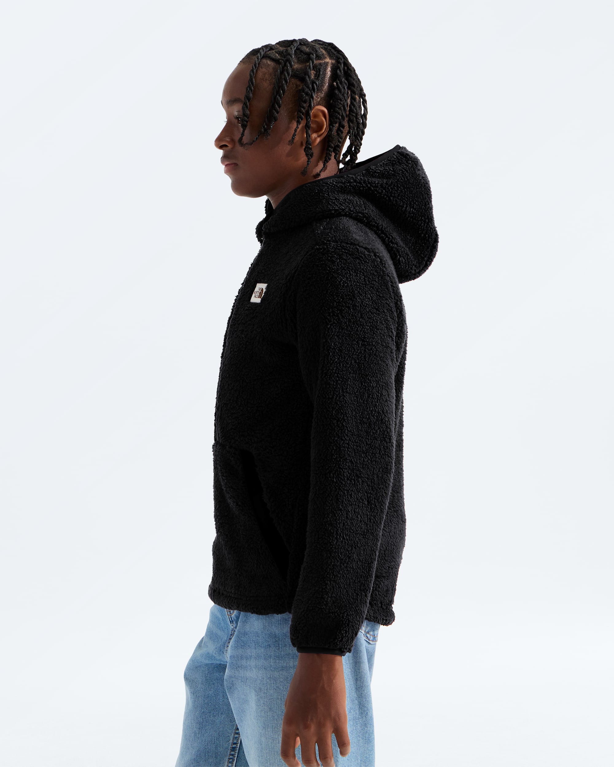 Boys Cabin Fleece Hoodie TNF MODEL34