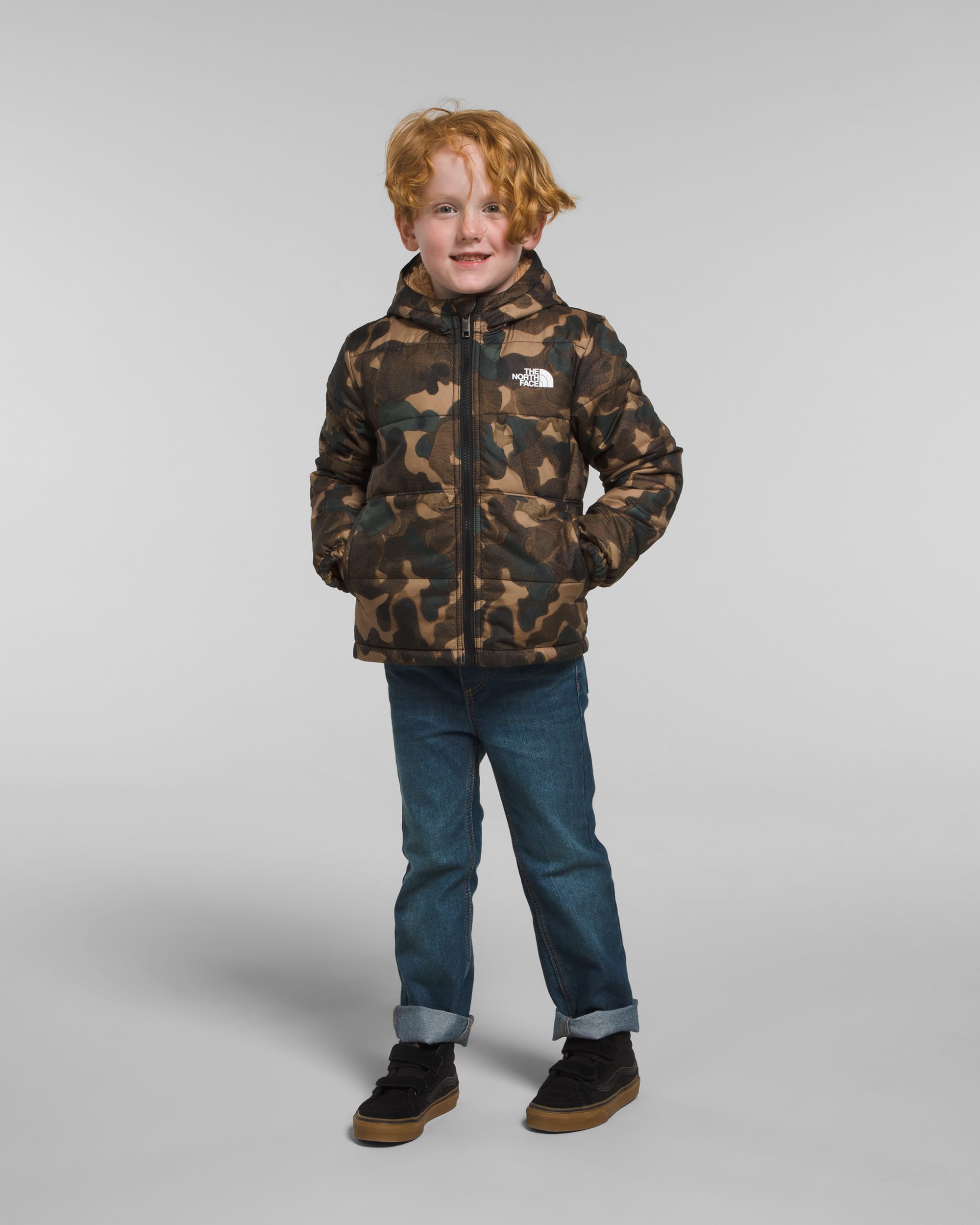 Kids' Reversible Mt Chimbo Full-Zip Hooded Jacket | The North Face