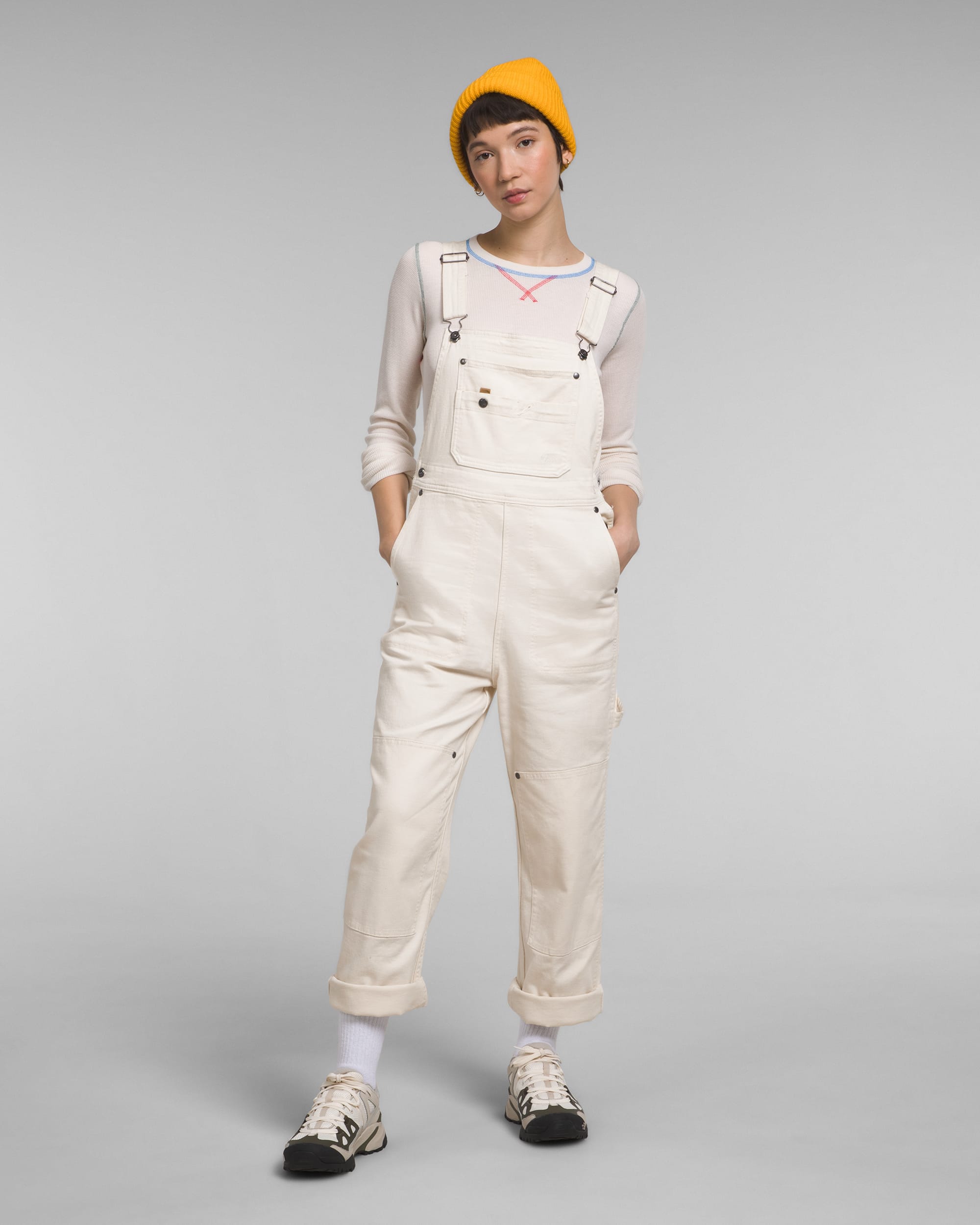 THE NORTH FACEオーバーオール パープル　160 レディー XL Women's Field Overalls | The North Face