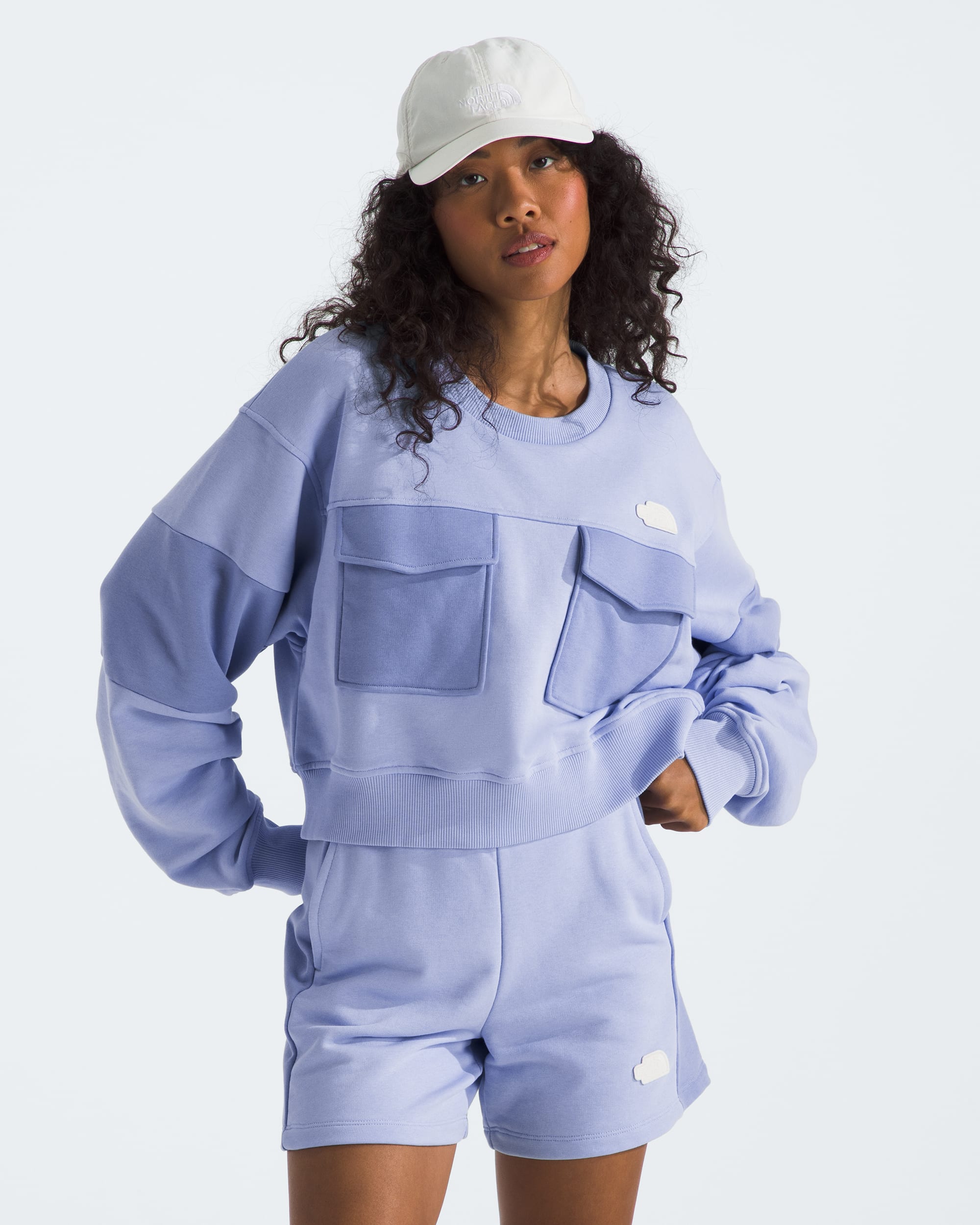 Women's Terry Oversized Cropped Crew | The North Face