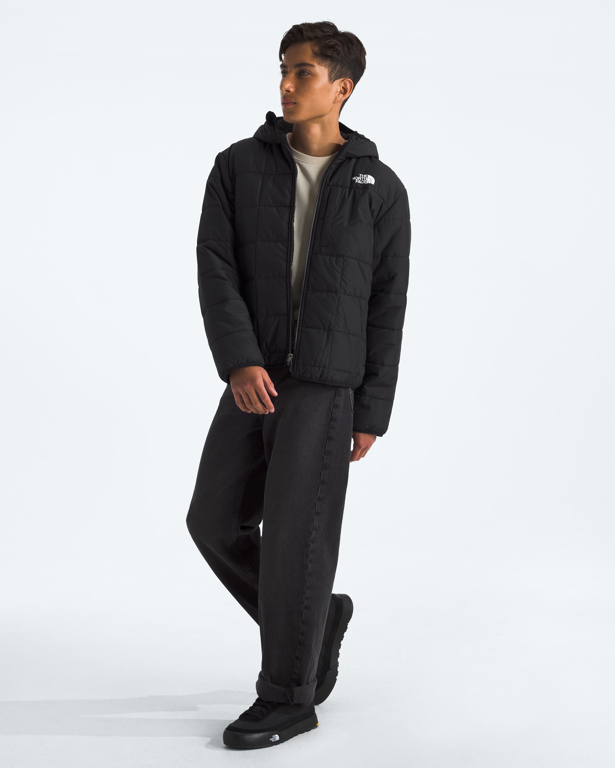 Veste rversible Shasta  fermeture clair pour garons TNF HERO2