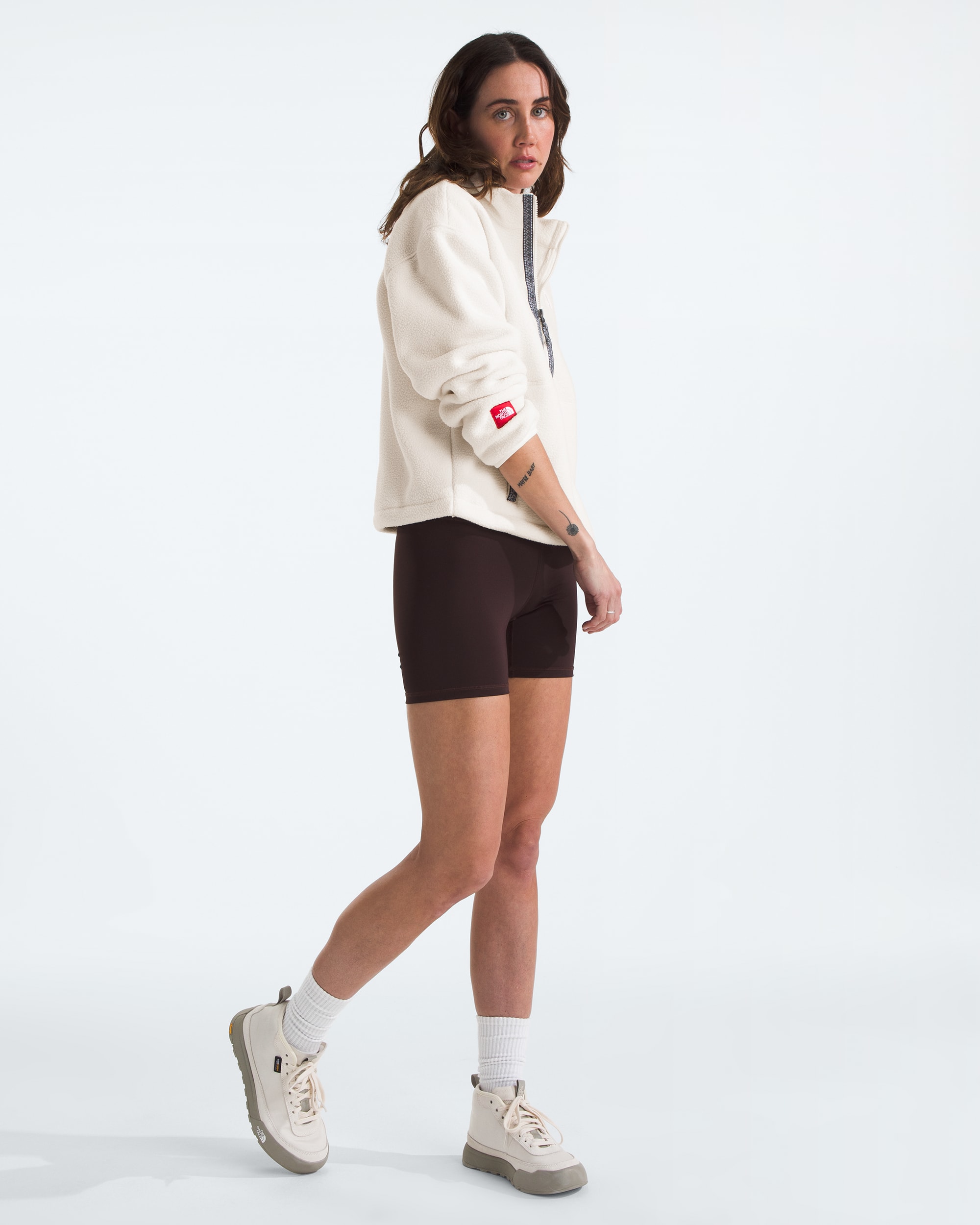 Womens TNF Fleeski Zip Pullover TNF HERO2