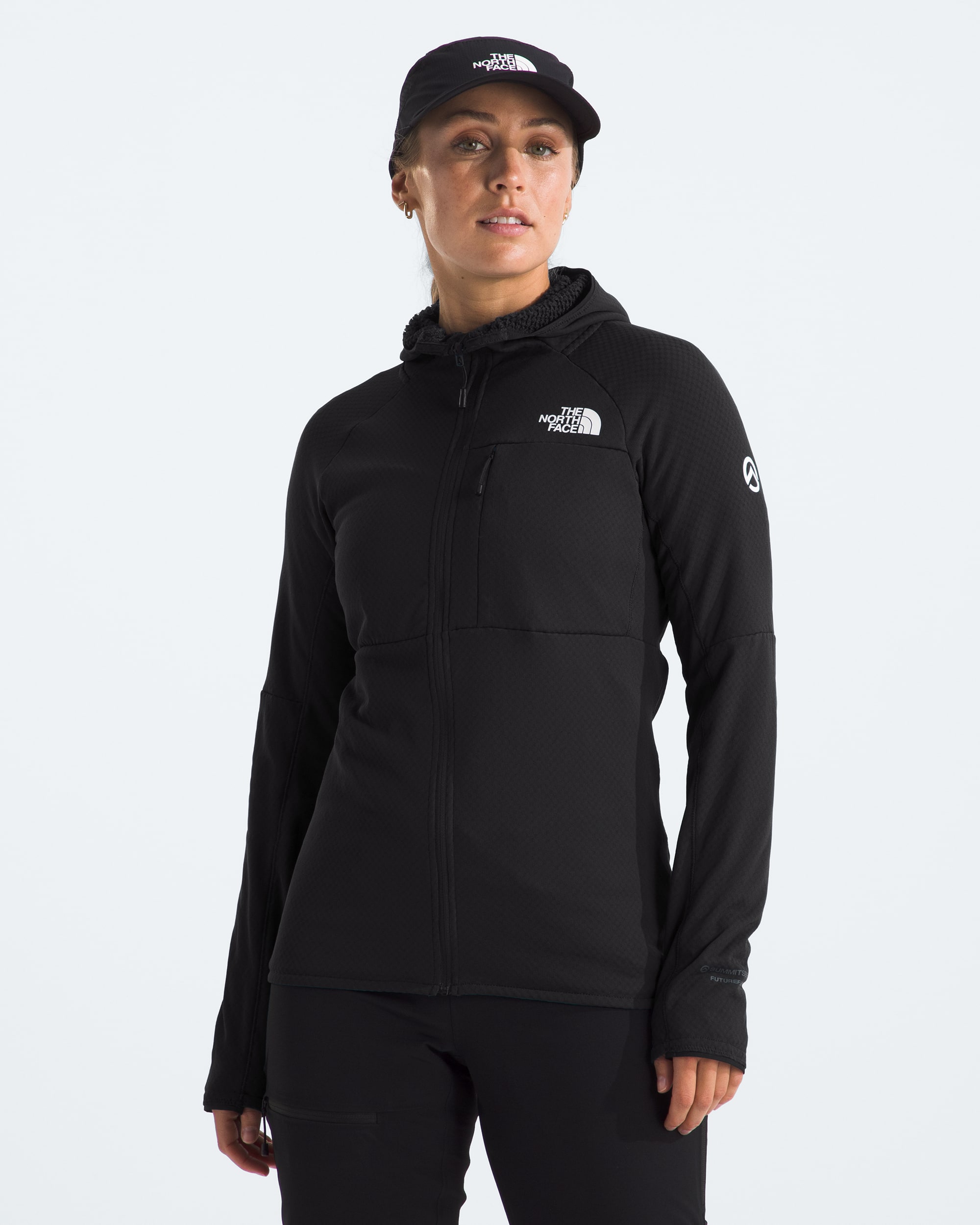 Womens Summit Series FUTUREFLEECE FullZip Hoodie TNF Main