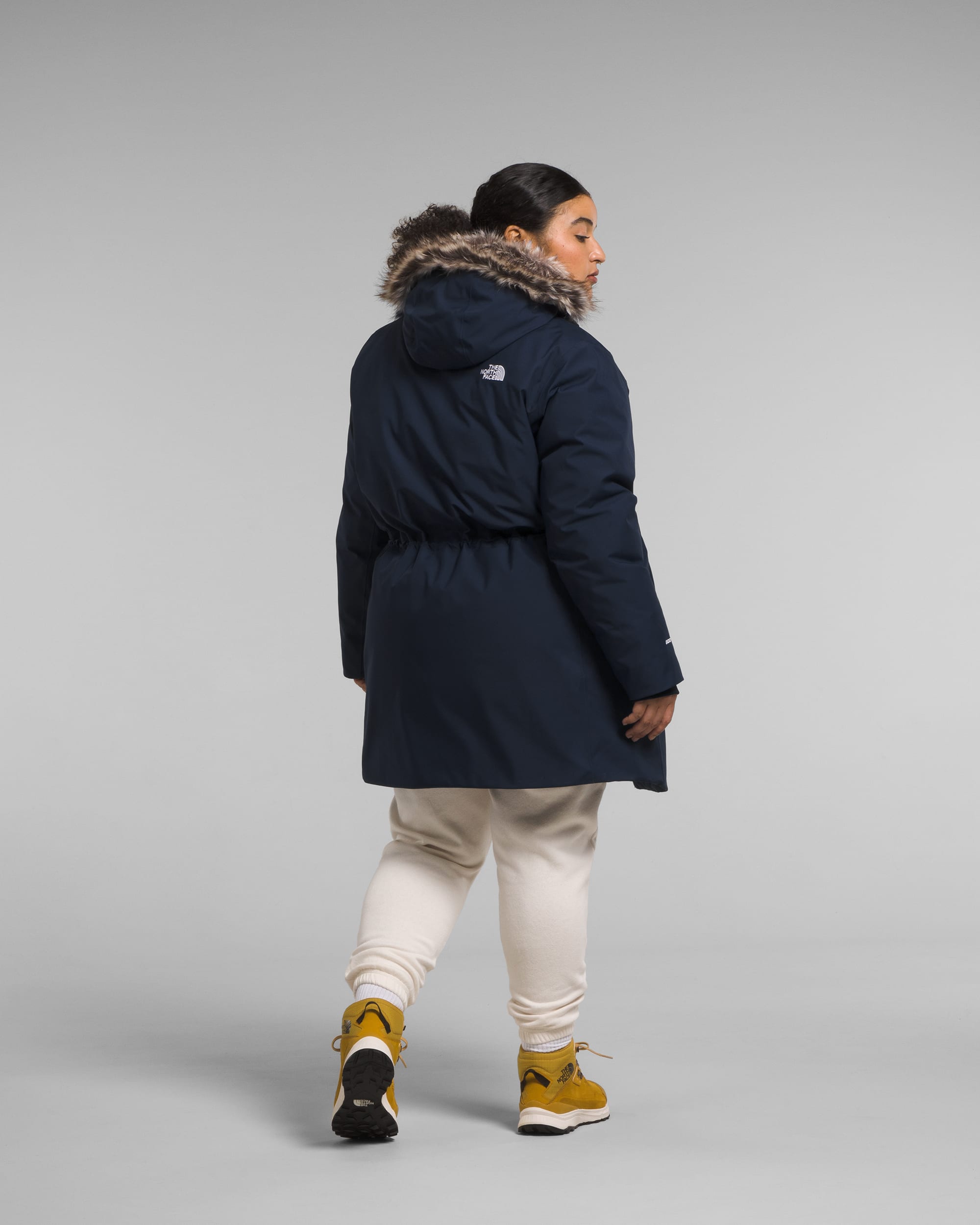 Womens Plus Arctic Parka TNF BACK