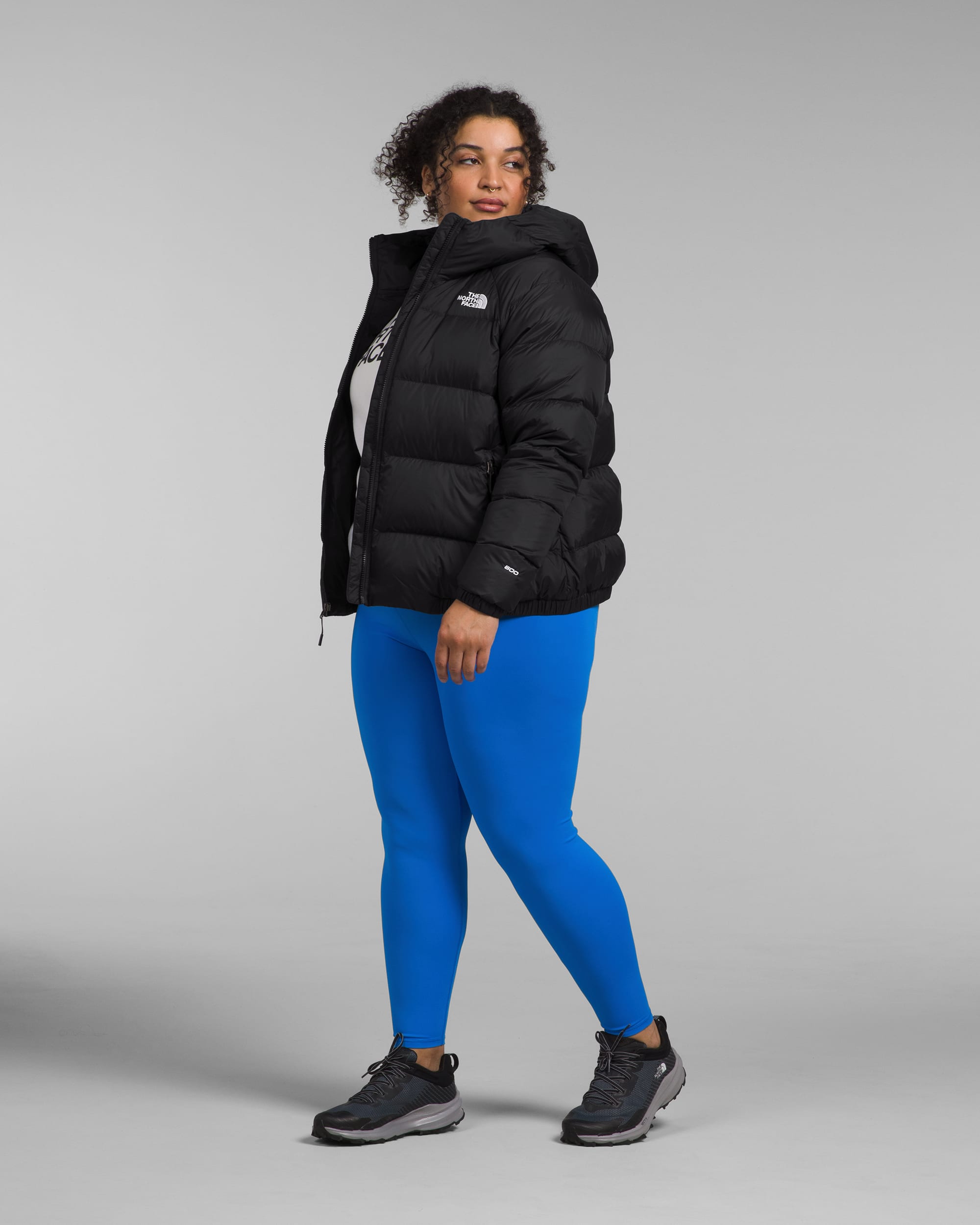 Womens Plus Hydrenalite Down Hoodie TNF MODEL34