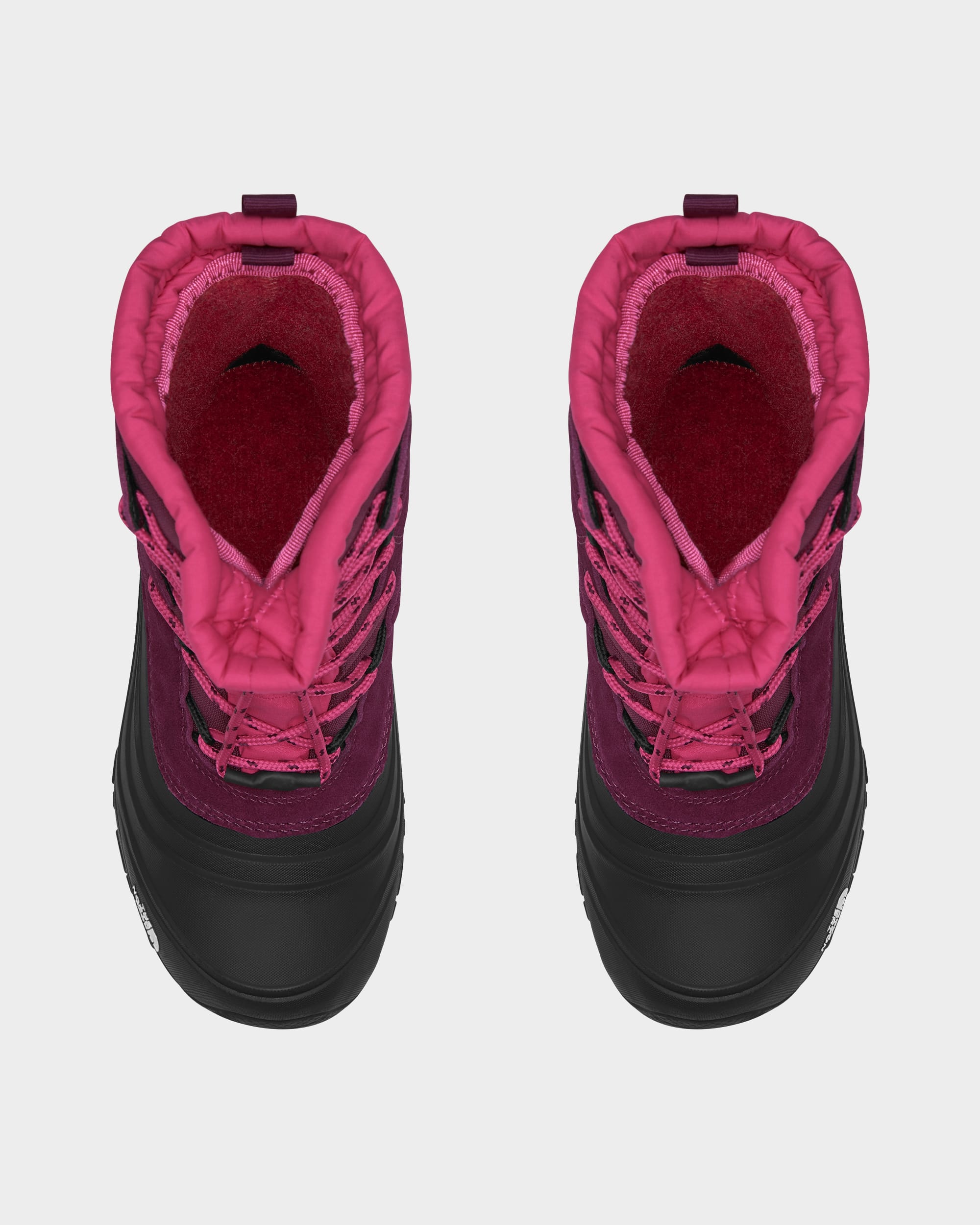 Youth Alpenglow V Waterproof Boots TNF DETAILINSTEP