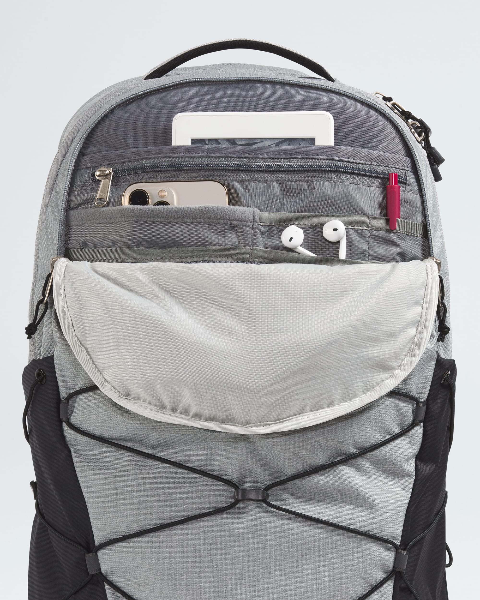 Borealis Backpack  28L TNF Meld Grey Dark HeatherTNF Black DETAIL1