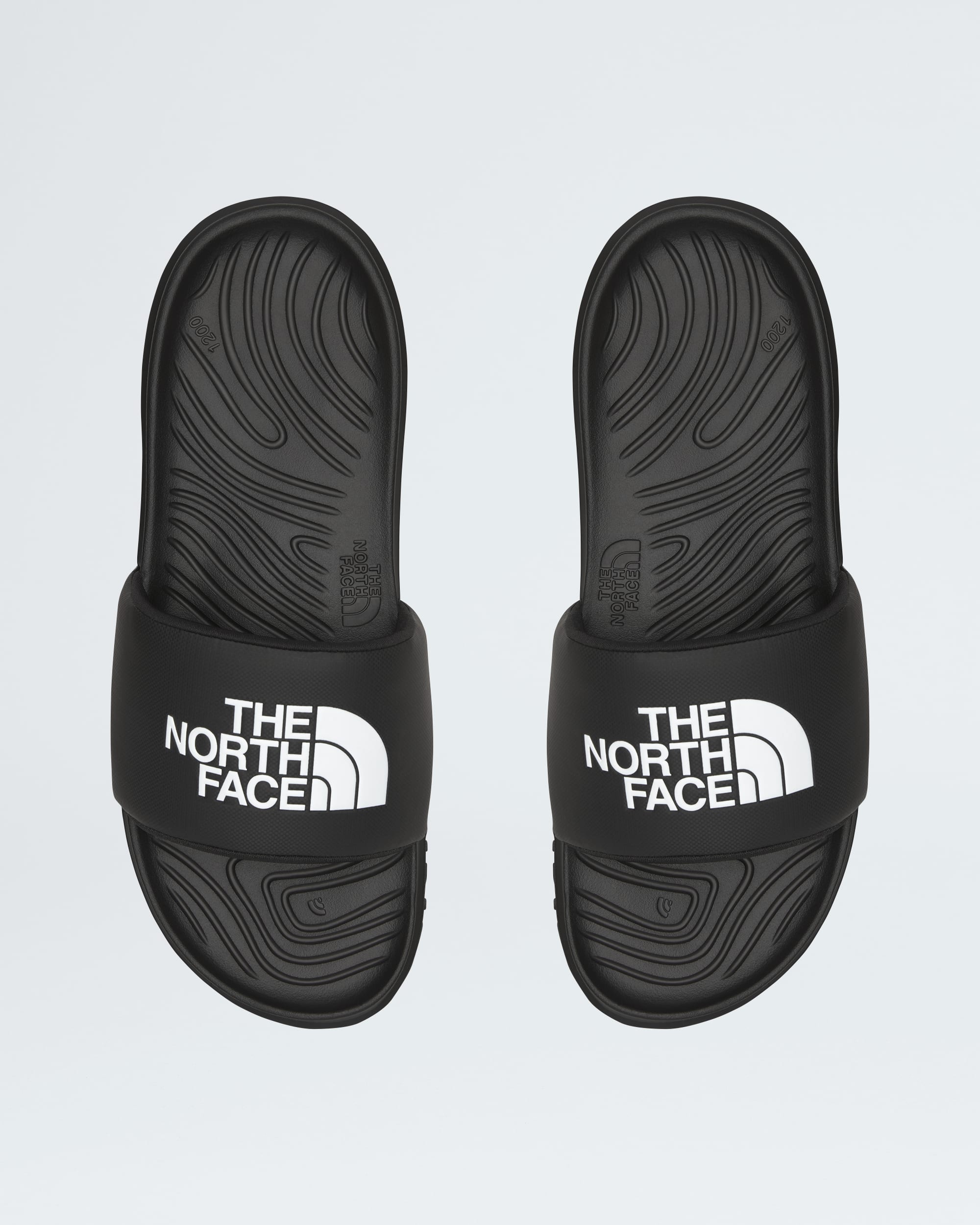 Mens Never Stop Cush Slides TNF DETAILINSTEP