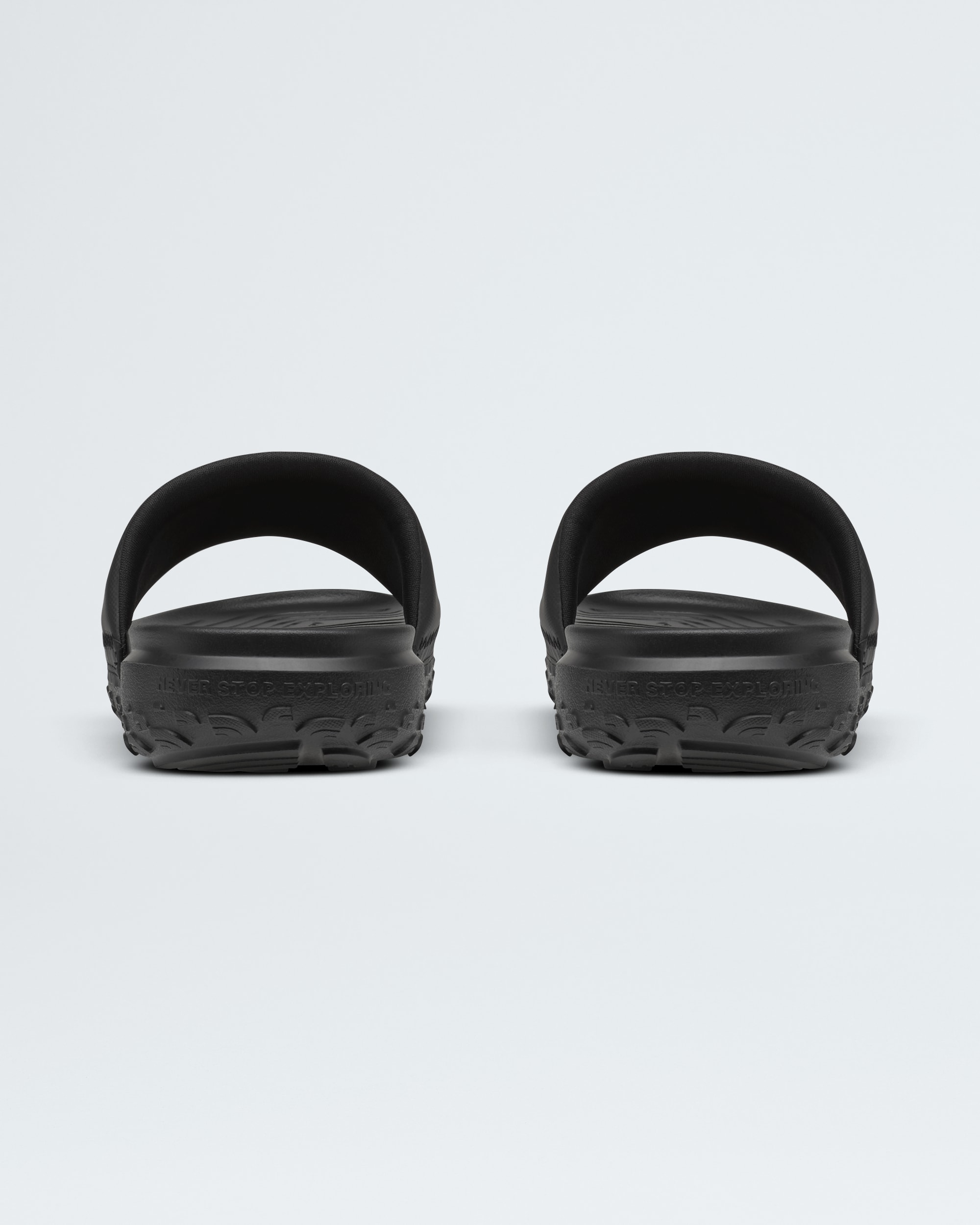 Mens Never Stop Cush Slides TNF BACK