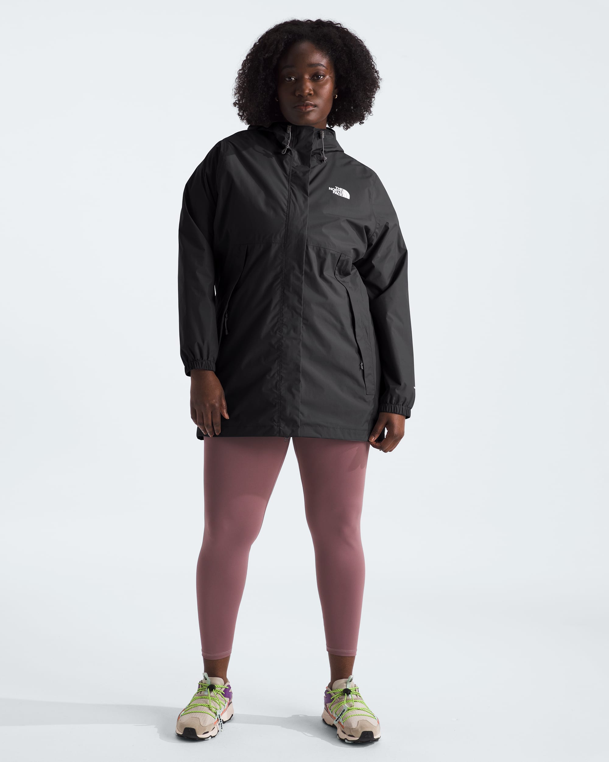 Womens Plus Antora Rain Parka TNF HERO2