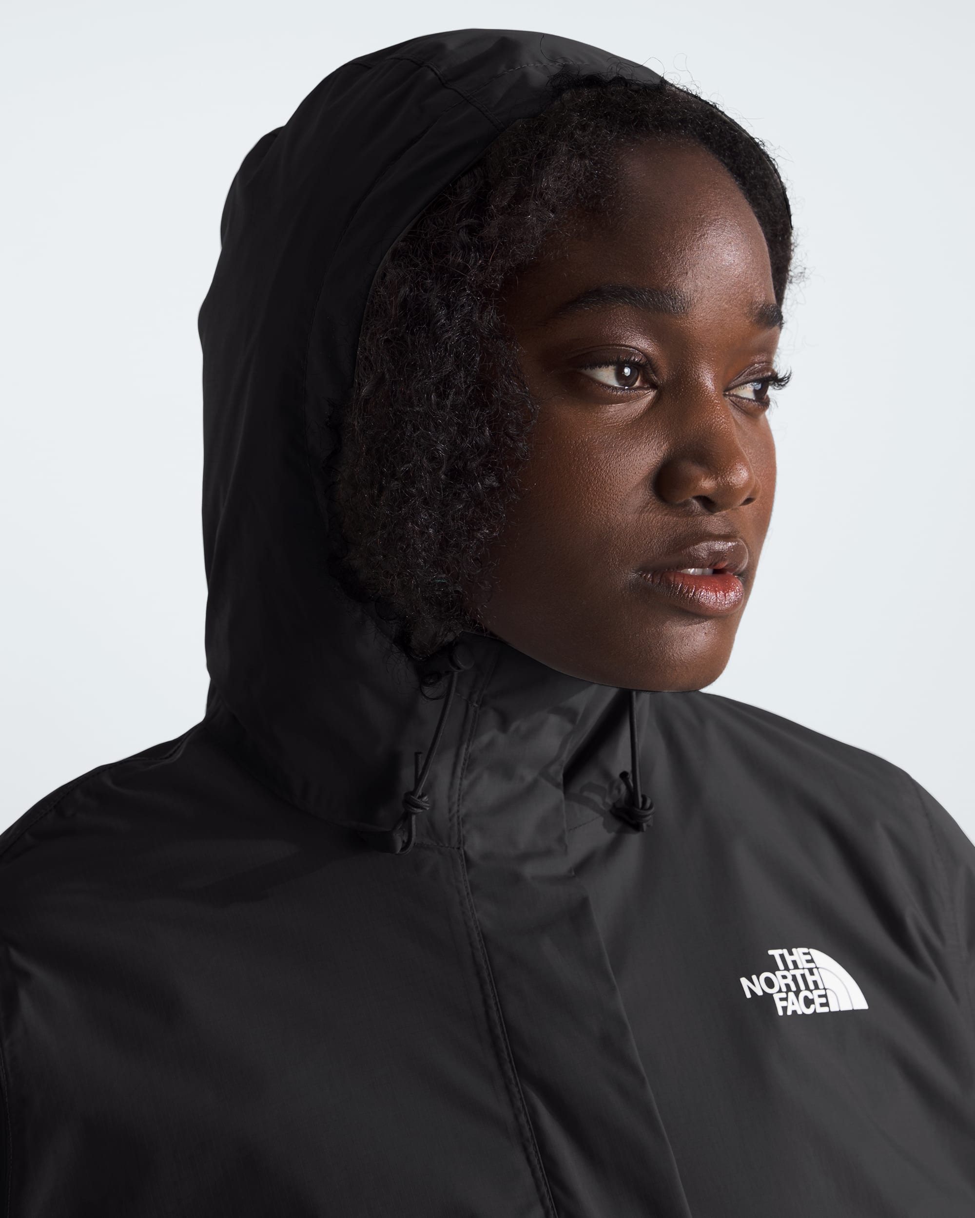 Womens Plus Antora Rain Parka TNF MODELHOOD2