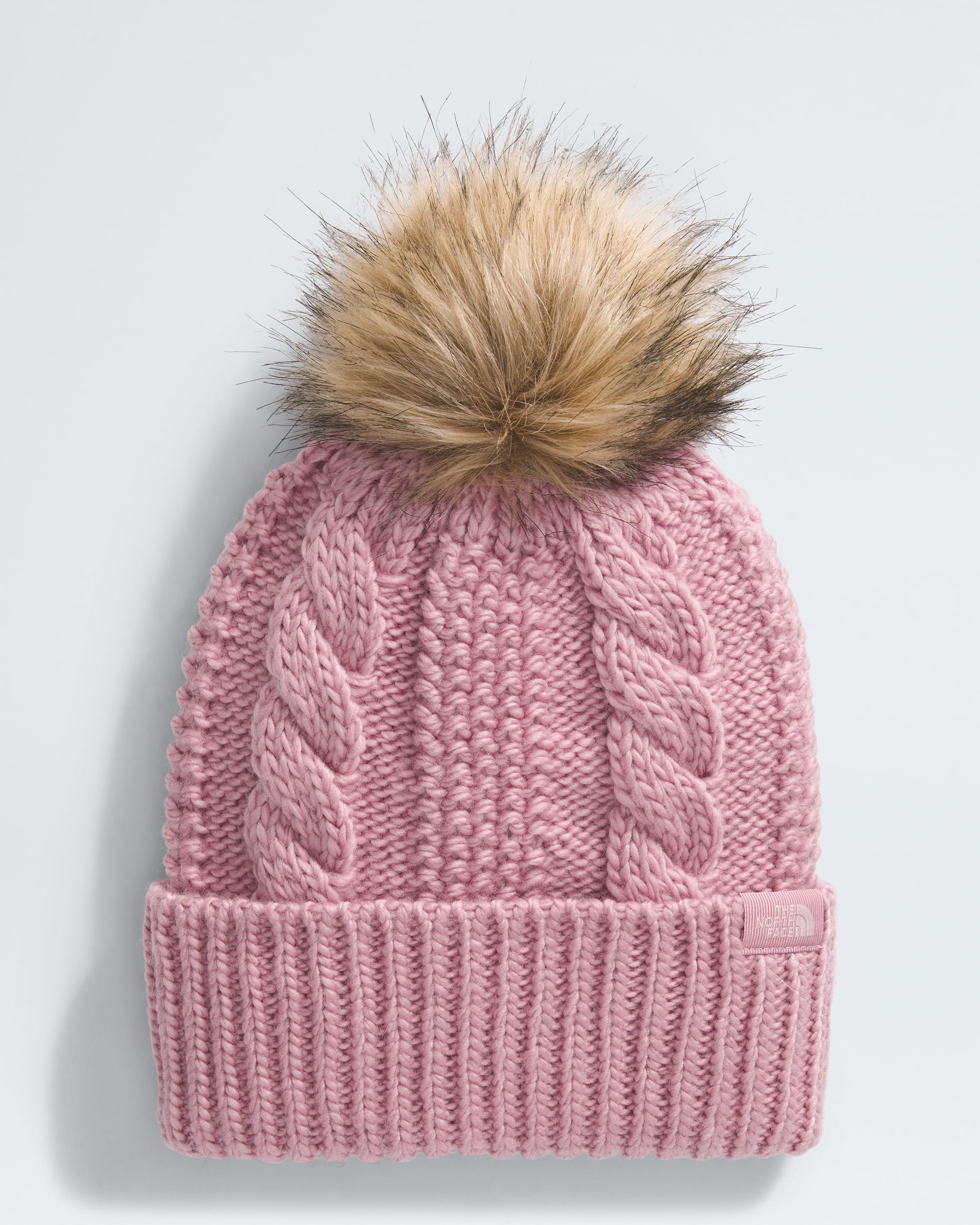 Womens Oh Mega Fur Pom Beanie TNF HERO