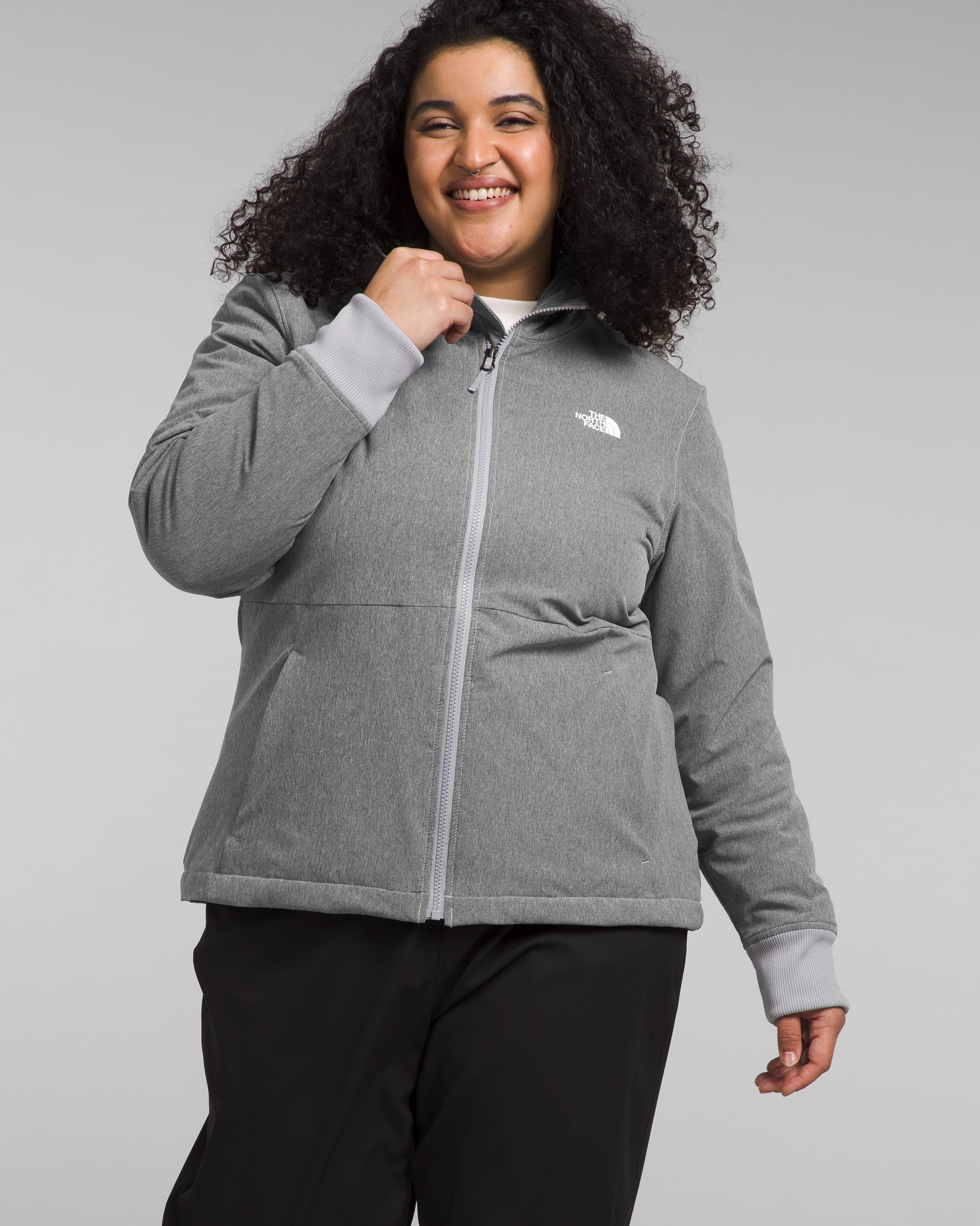 Womens Plus Shelbe Raschel Hoodie TNF Main