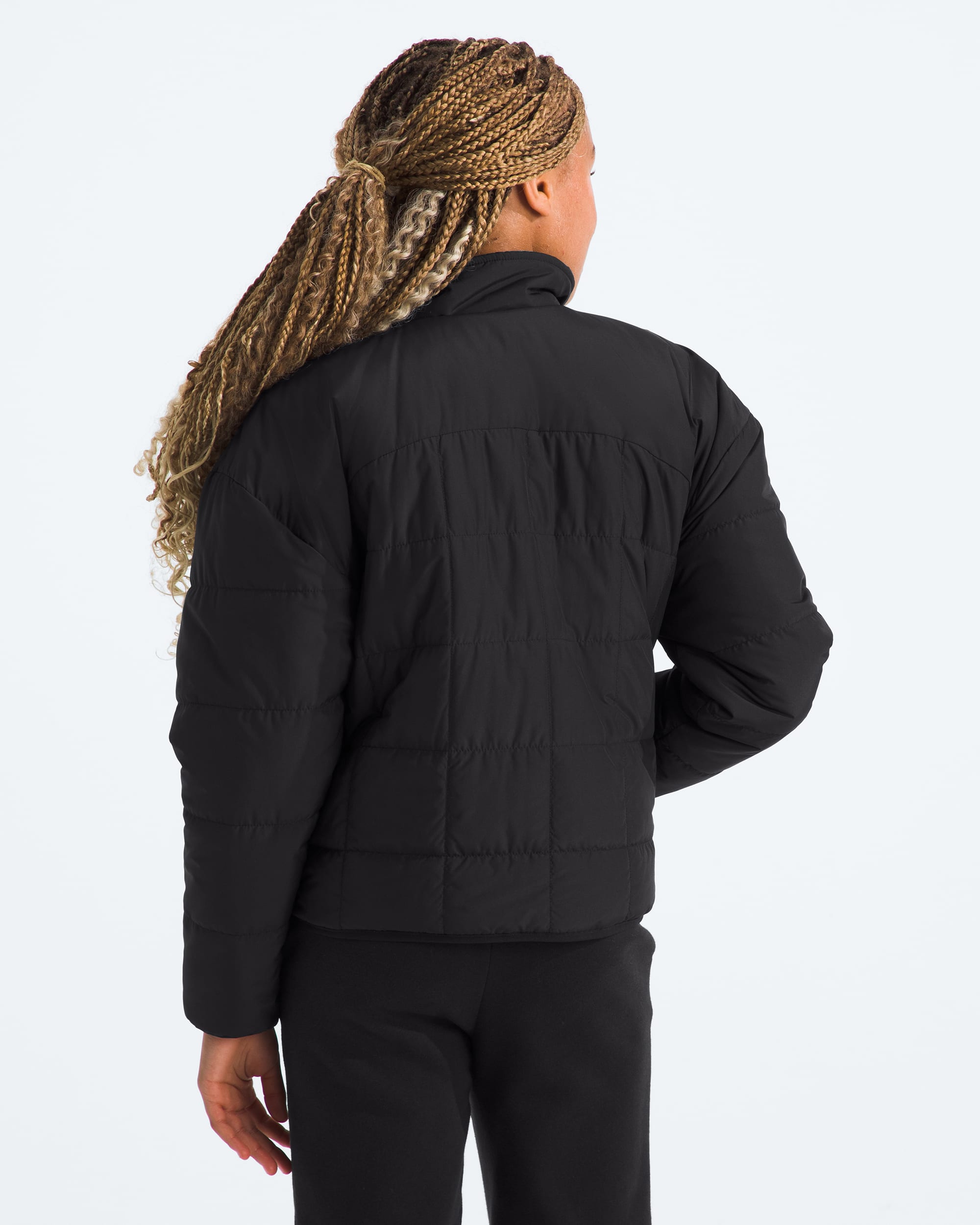 Girls Reversible Shasta FullZip Jacket TNF BACK