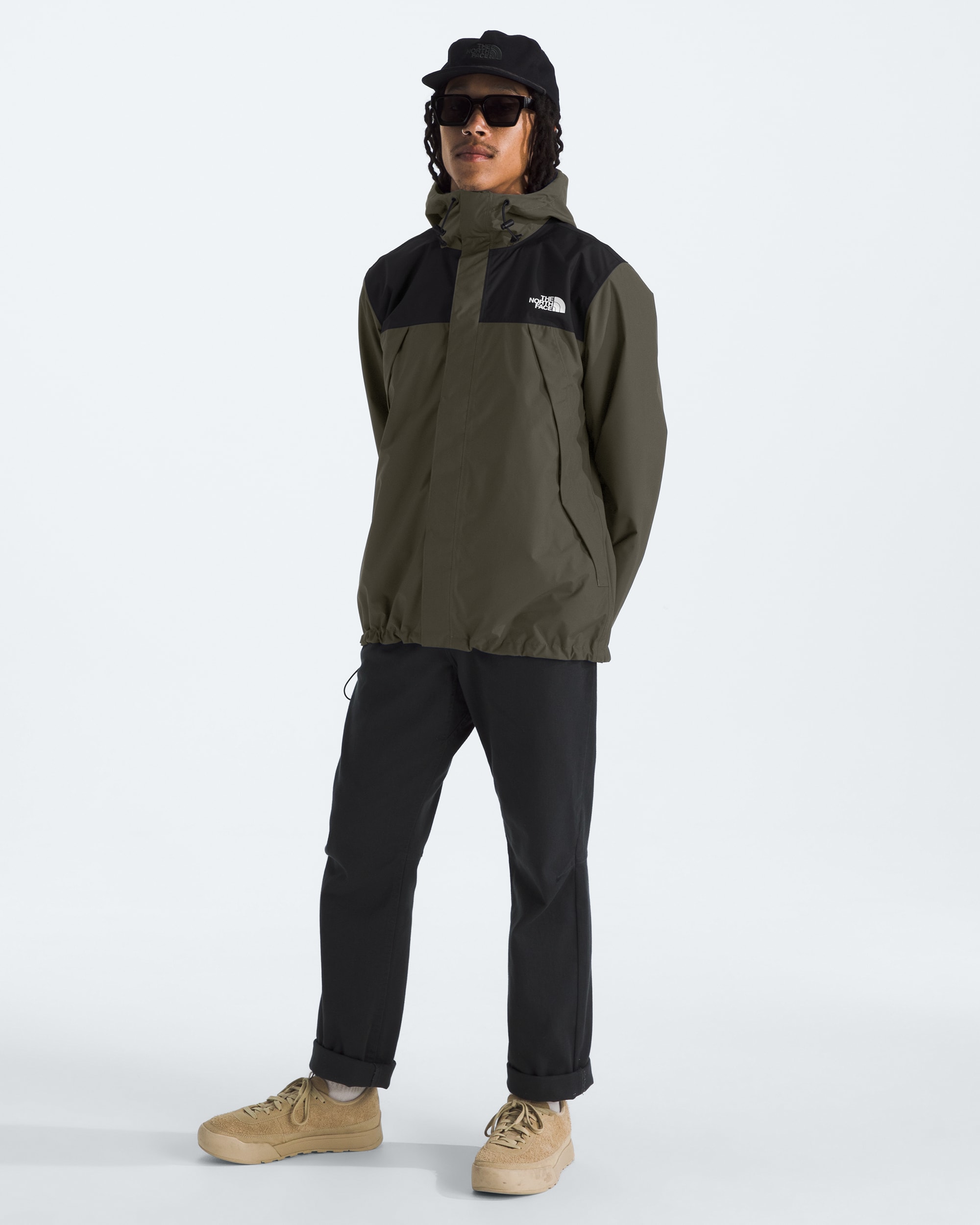 Mens Antora Jacket TNF New Taupe GreenTNF Black HERO2