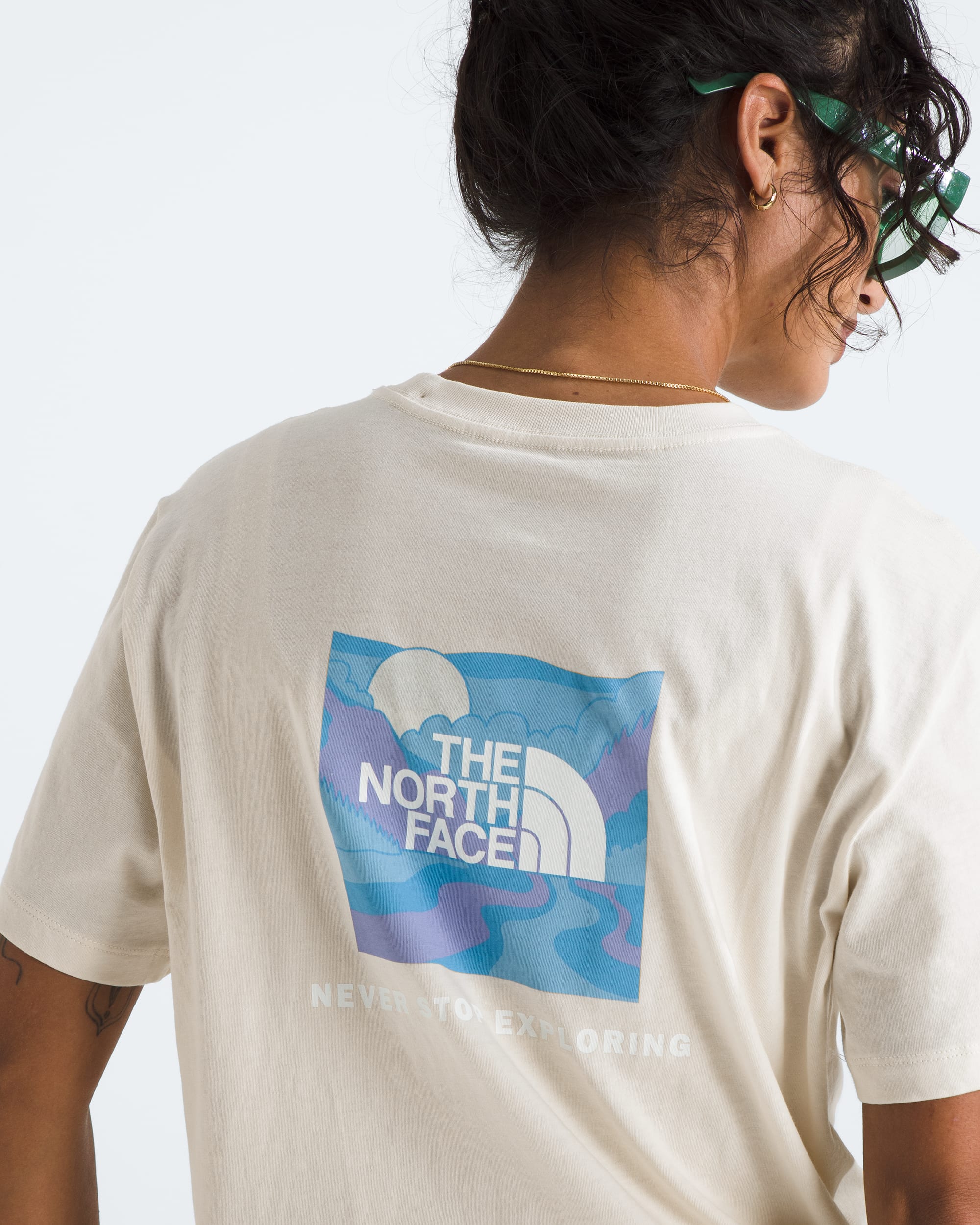 Womens ShortSleeve Core Outdoor Valley Box NSE Tee TNF HERO3