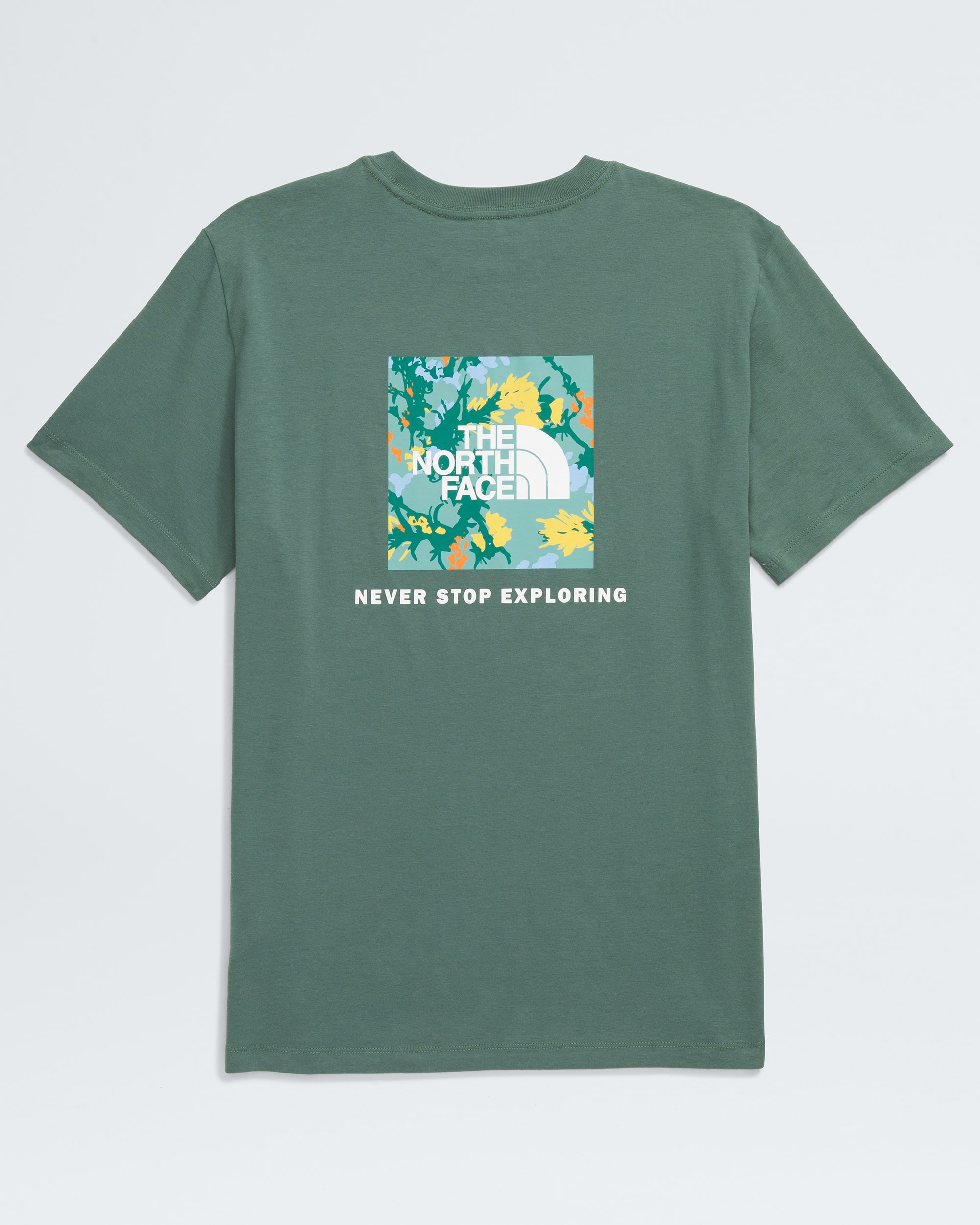 Womens ShortSleeve Core Flower Power Box NSE Tee TNF ALTFRONT