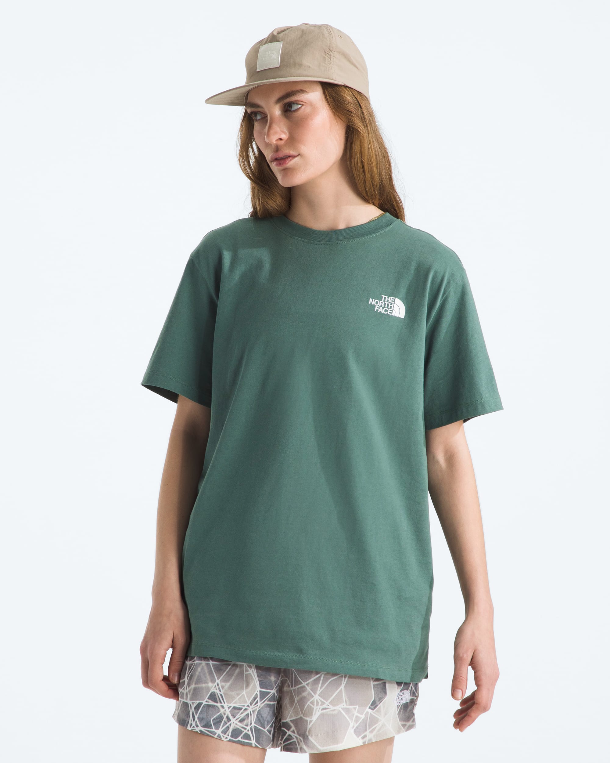 Womens ShortSleeve Core Flower Power Box NSE Tee TNF BACK