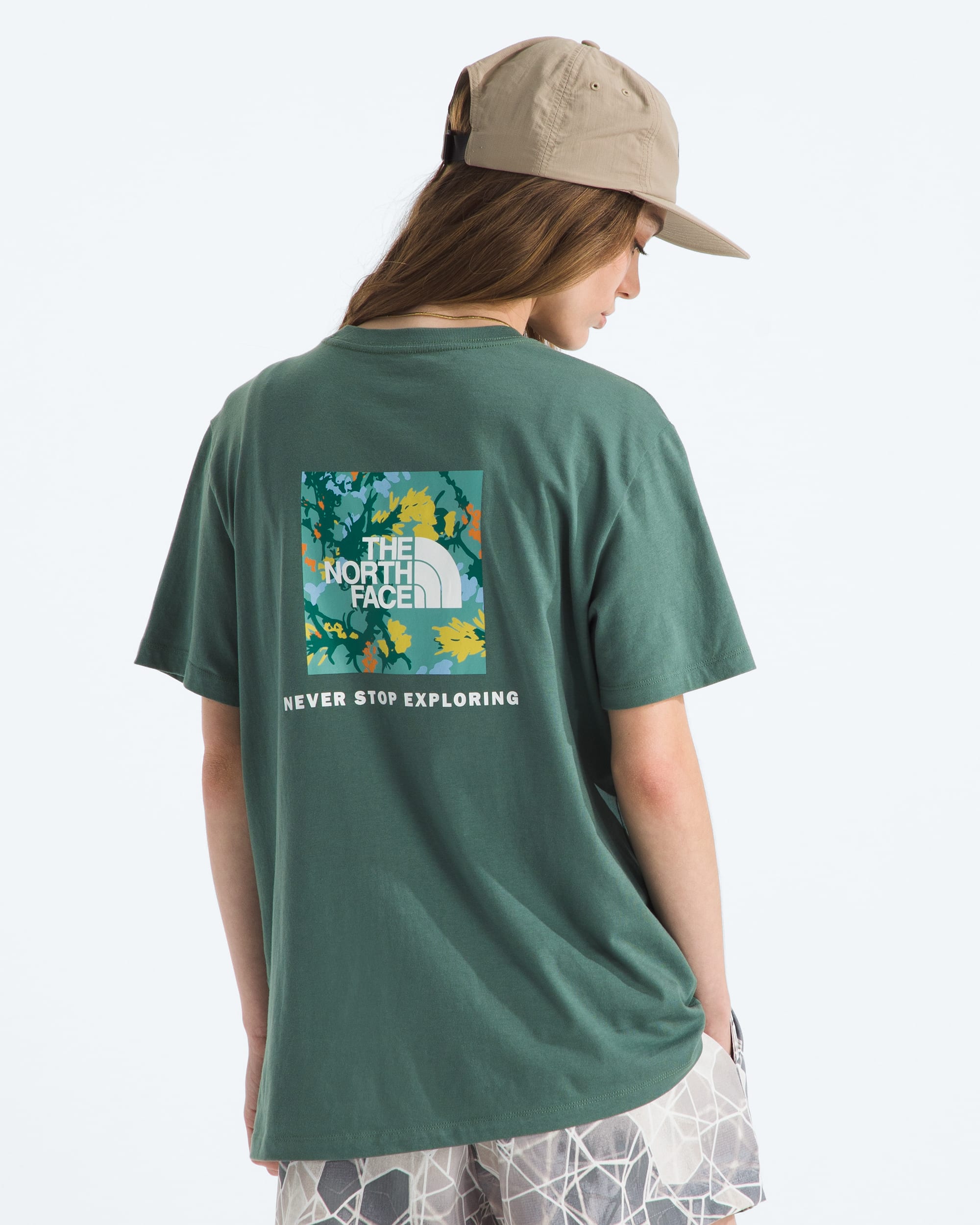 Womens ShortSleeve Core Flower Power Box NSE Tee TNF Main