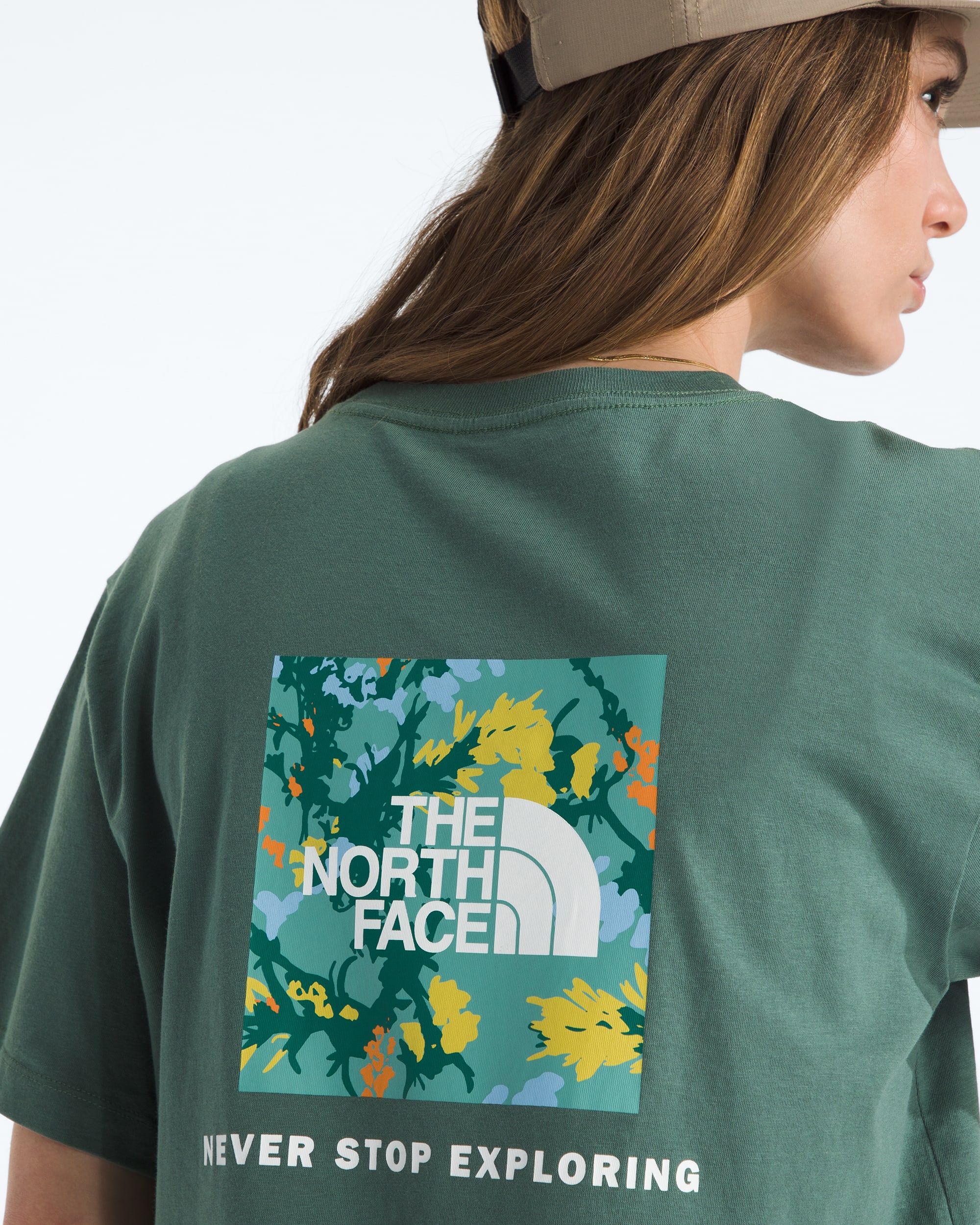 Womens ShortSleeve Core Flower Power Box NSE Tee TNF HERO3