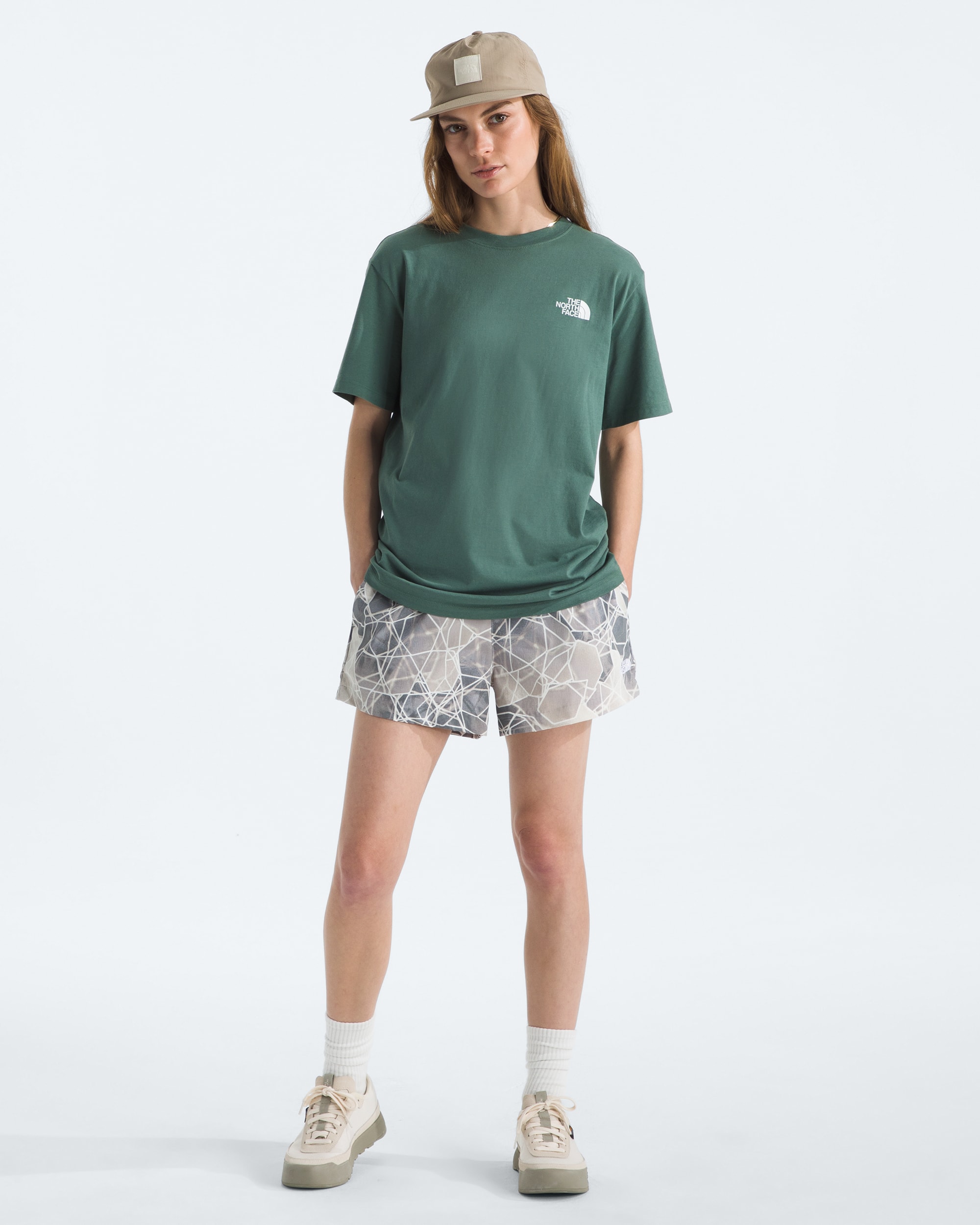 Womens ShortSleeve Core Flower Power Box NSE Tee TNF HERO2