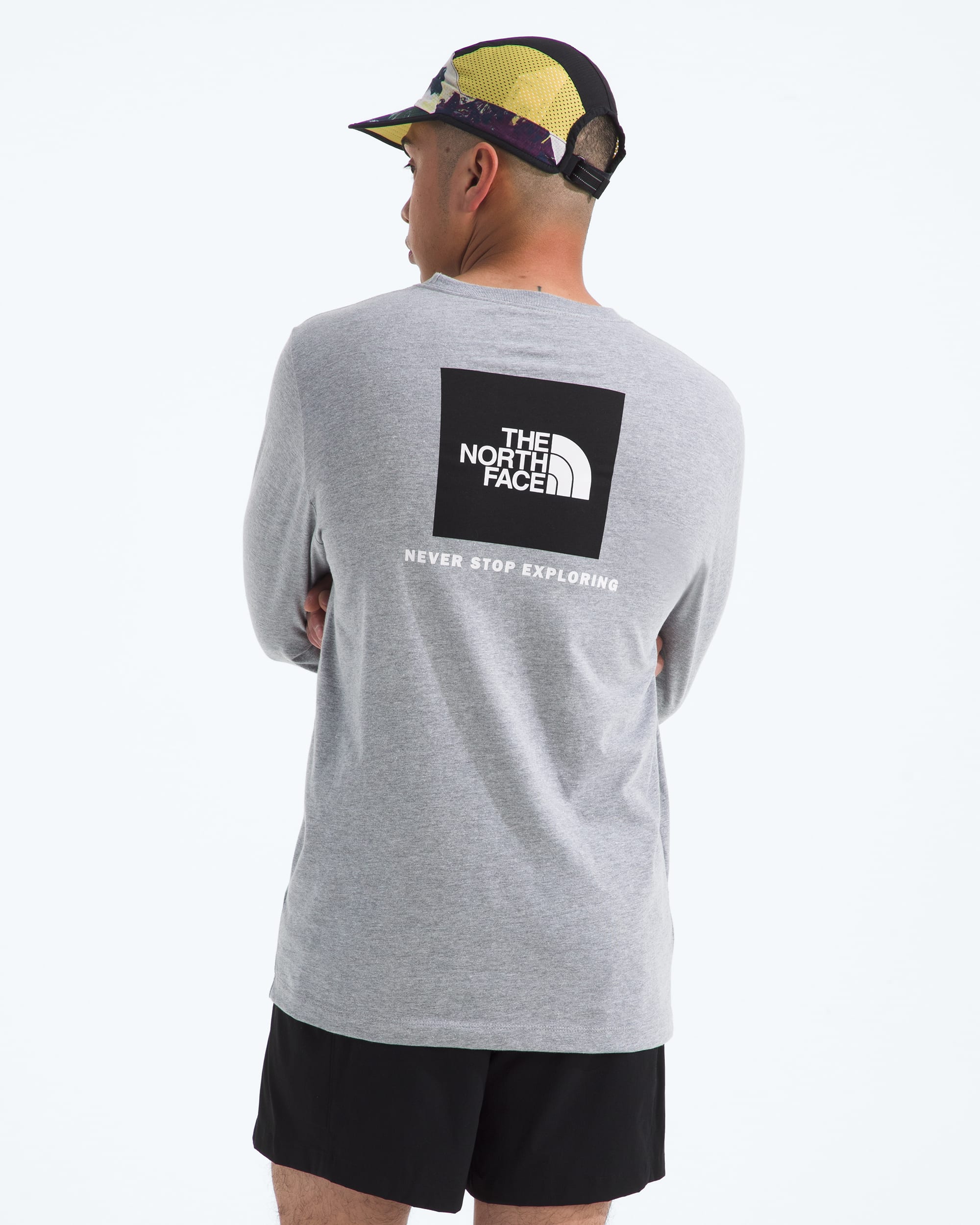 Tshirt  manches longues Evolution avec logo carr NSE pour hommes TNF HERO
