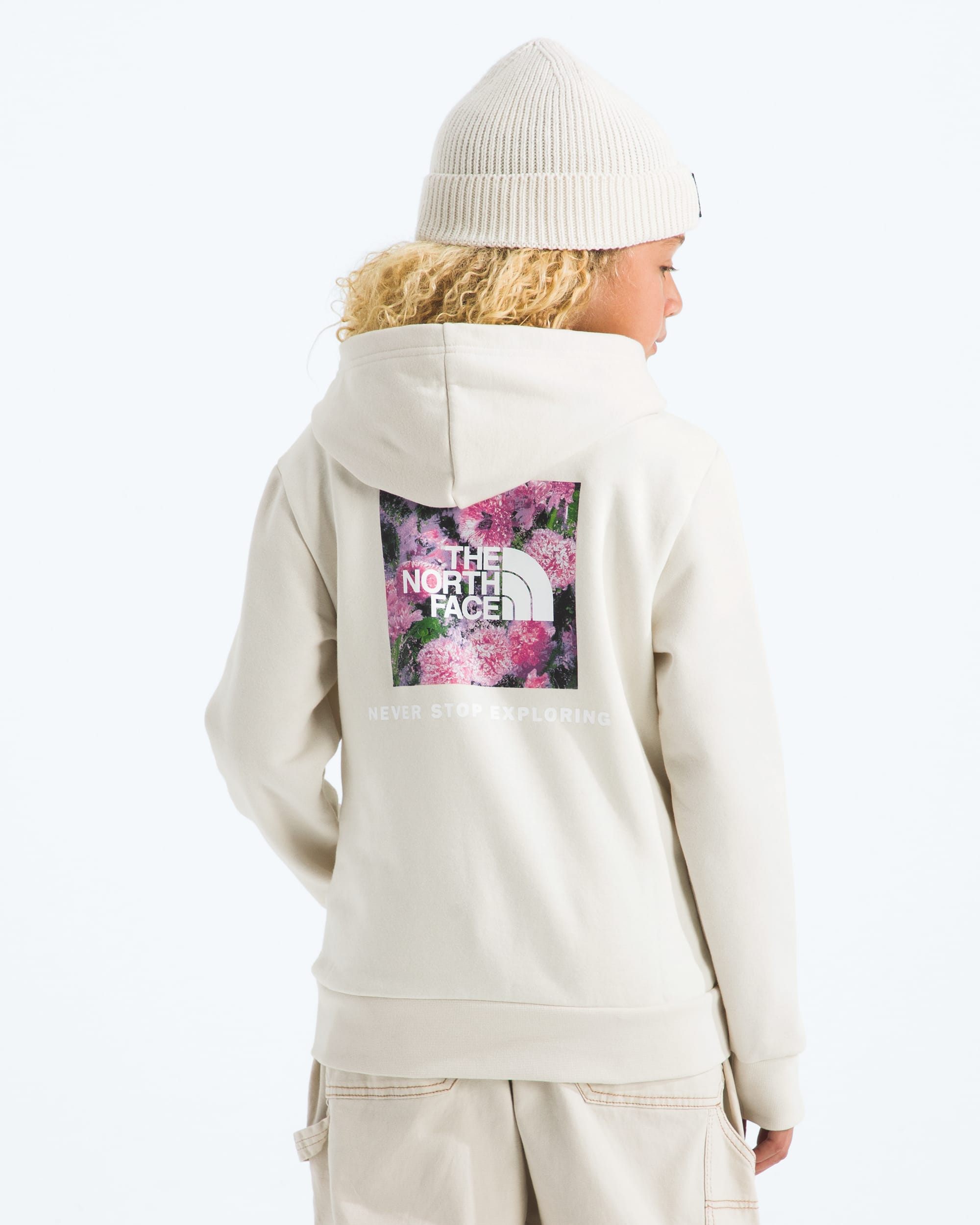 Boys  Girls Evolution Print Box NSE Pullover Hoodie TNF HERO2