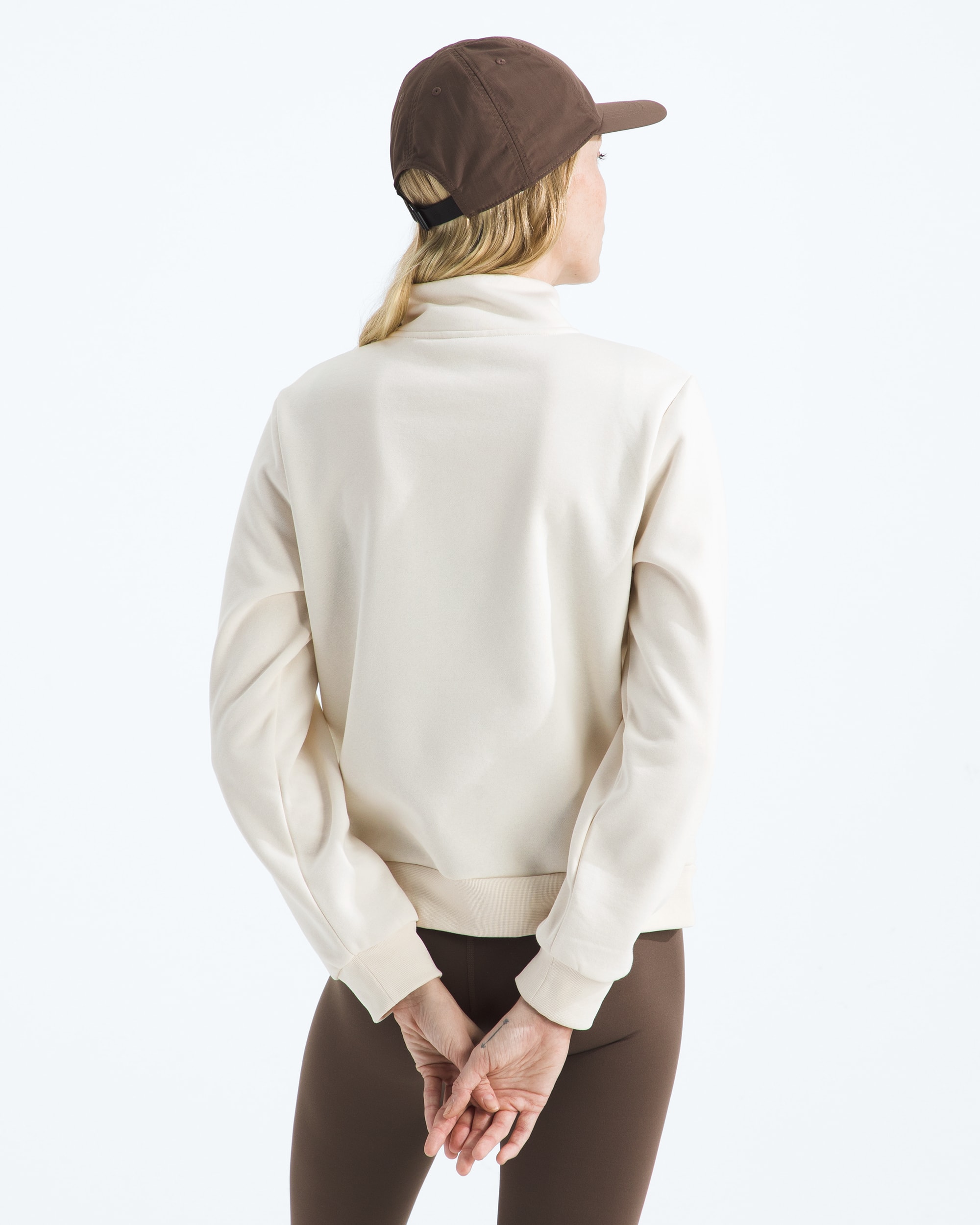 Womens Evolution Simple Dome Regular Zip TNF BACK