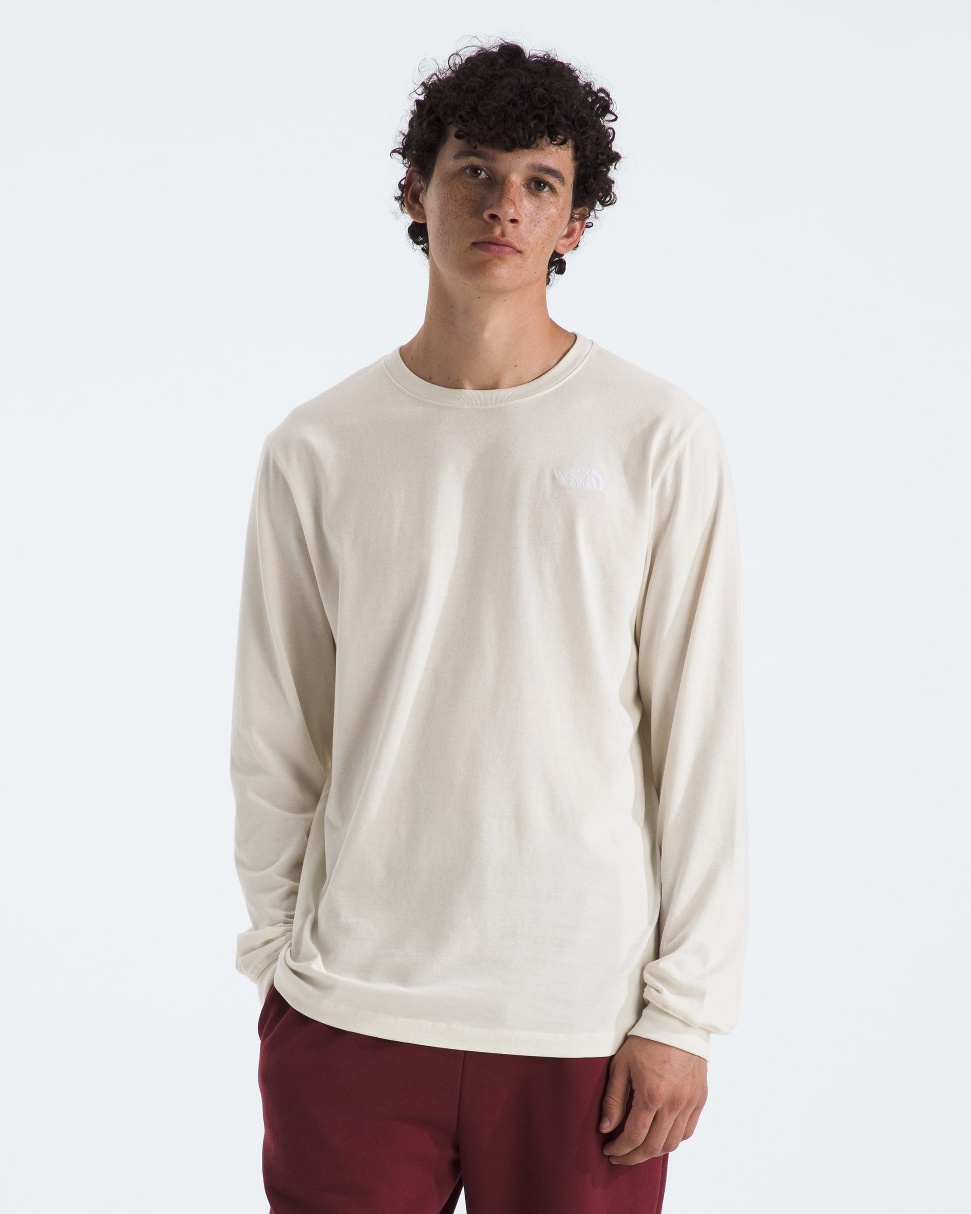 Mens Evolution Simple Dome Regular LongSleeve Tee TNF Main