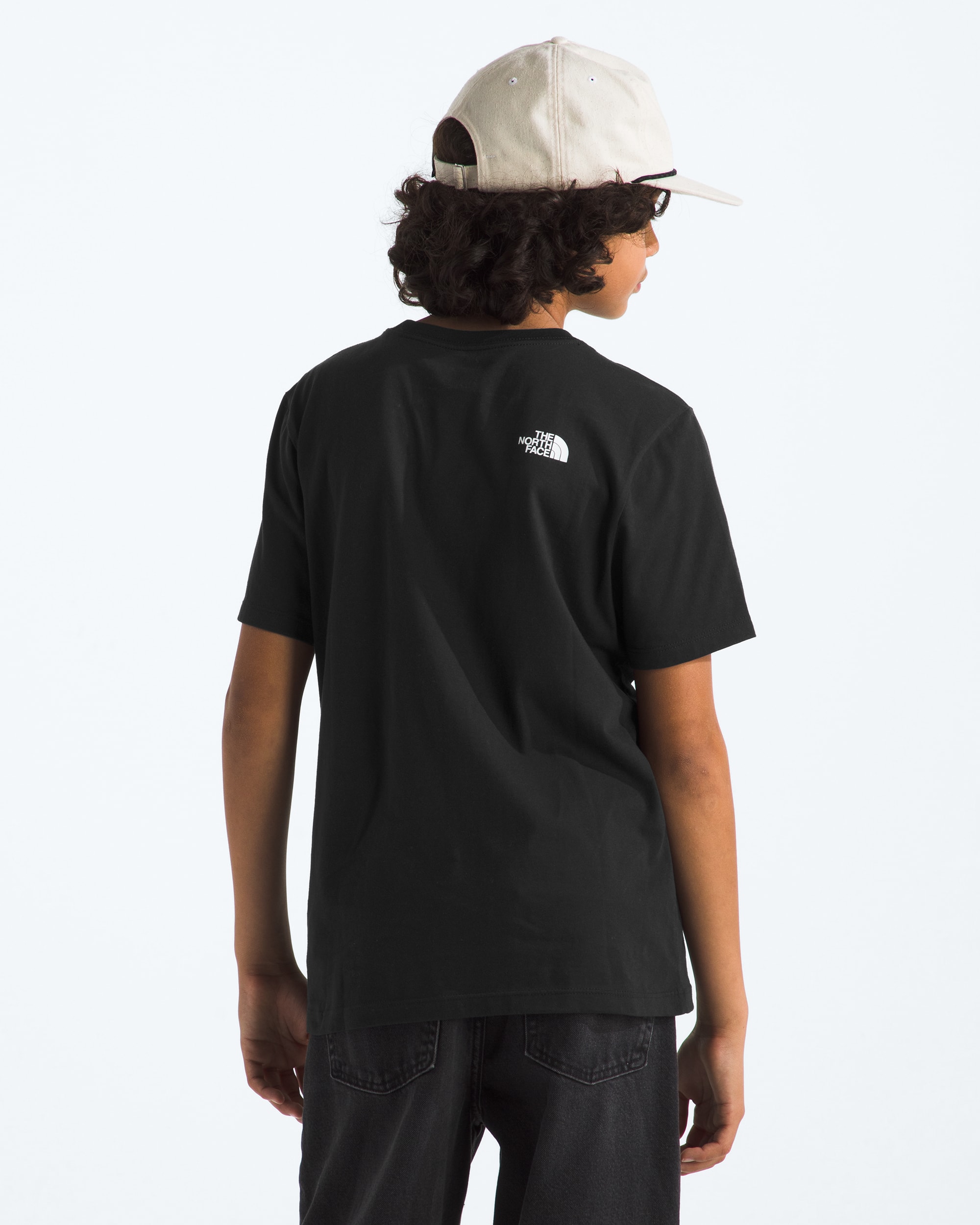 Boys  Girls Evolution Half Dome ShortSleeve Tee TNF BACK