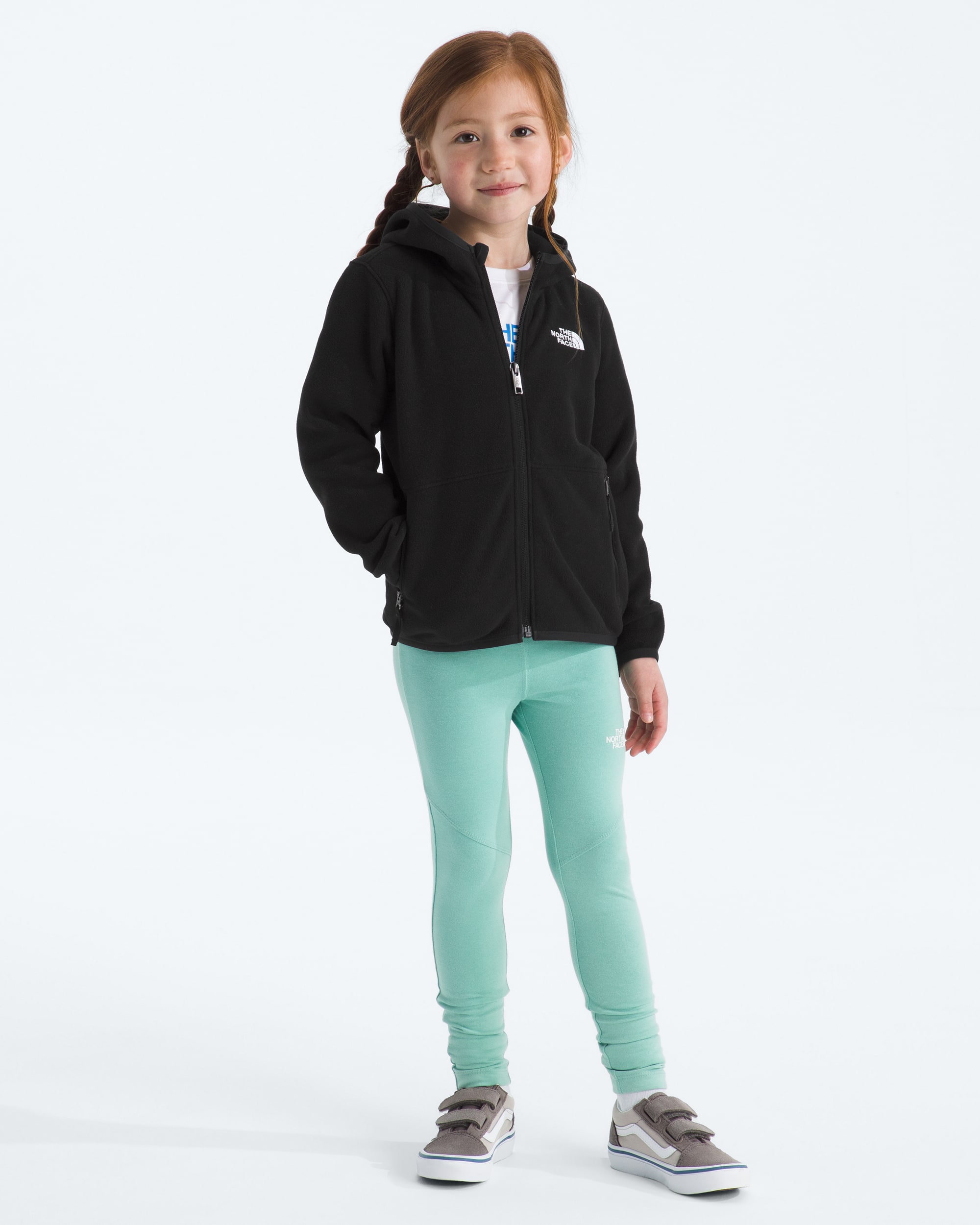 Chandail  capuchon Glacier  fermeture  glissire pleine longueur pour enfants TNF HERO3