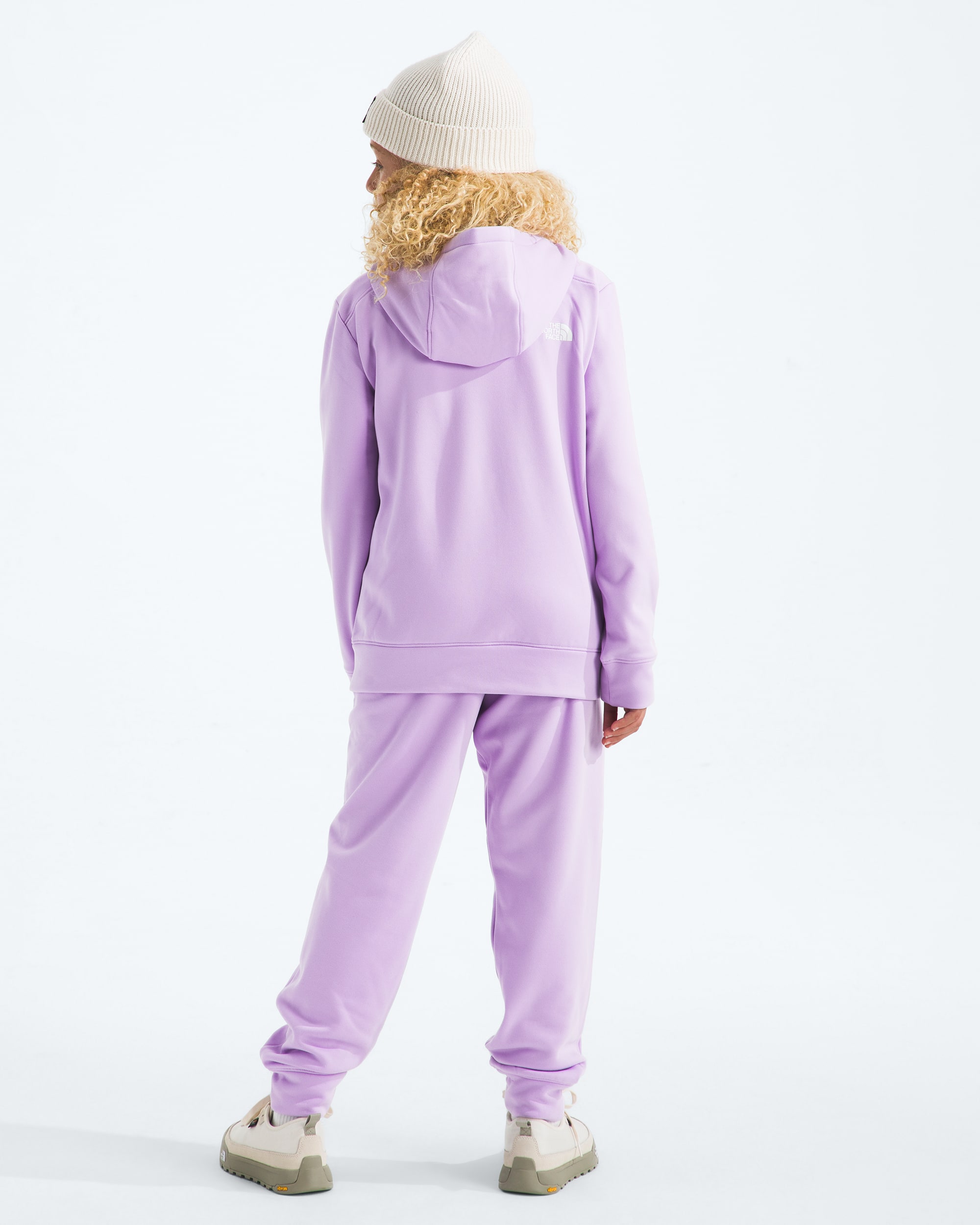 Boys  Girls TNF Performance Fleece FullZip Hooded Jacket TNF BACK