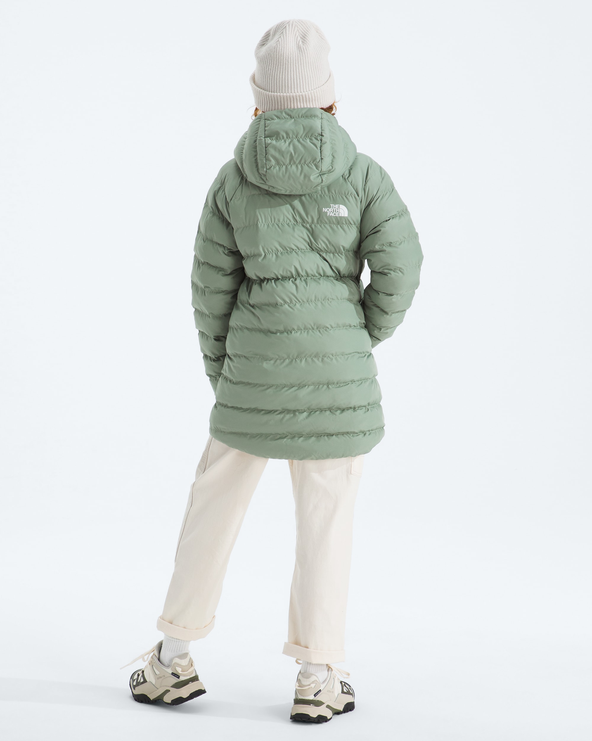 Girls Reversible Perrito Parka TNF BACK