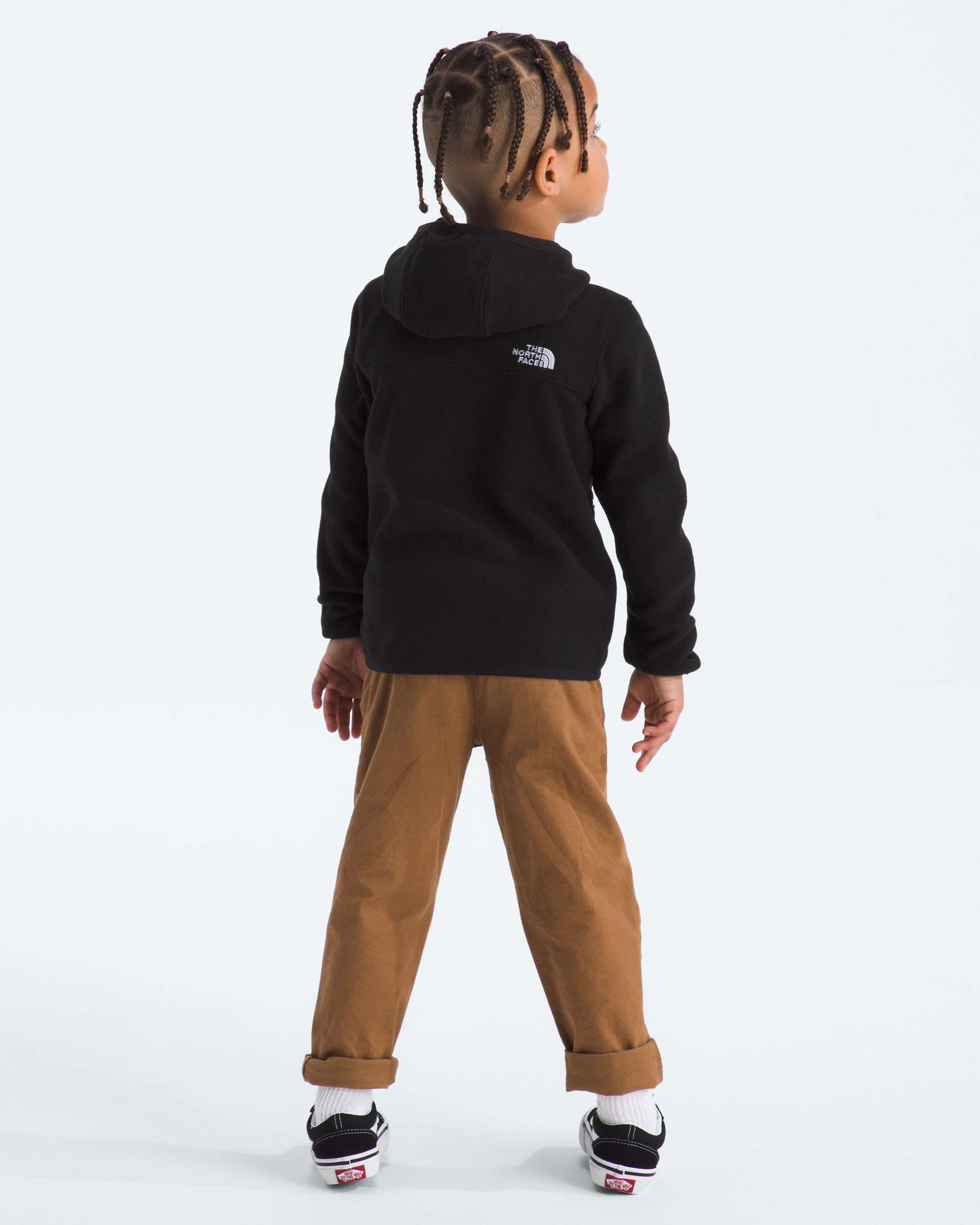 Chandail  capuchon Glacier  fermeture  glissire pleine longueur pour enfants TNF BACK