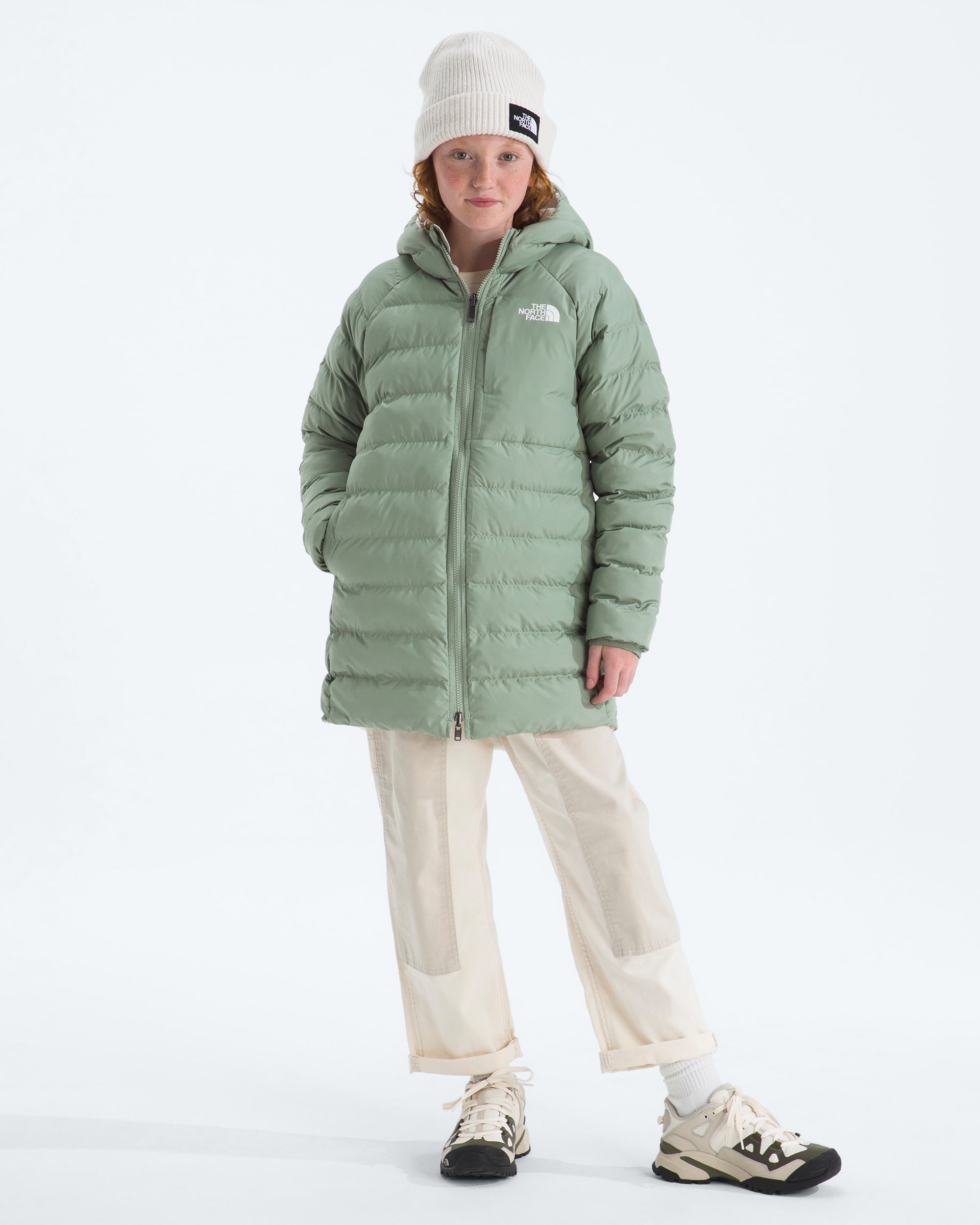 Girls Reversible Perrito Parka TNF Main