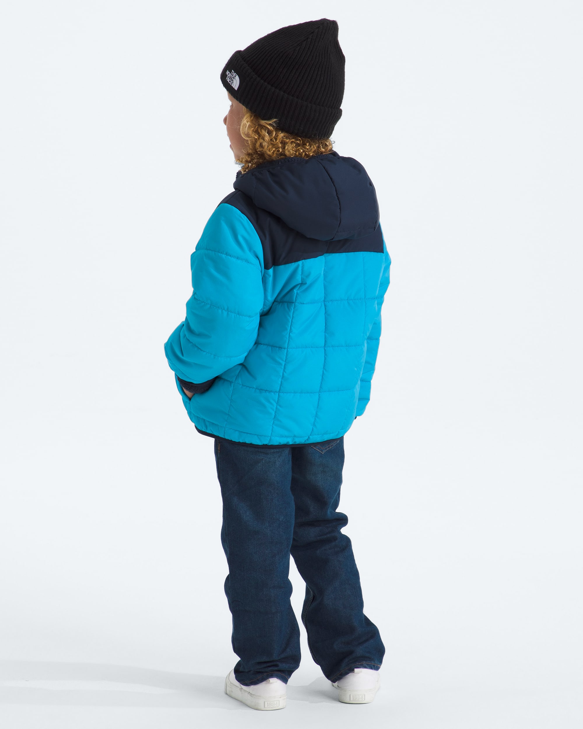 Kids Boys Reversible Shasta FullZip Hooded Jacket TNF BACK
