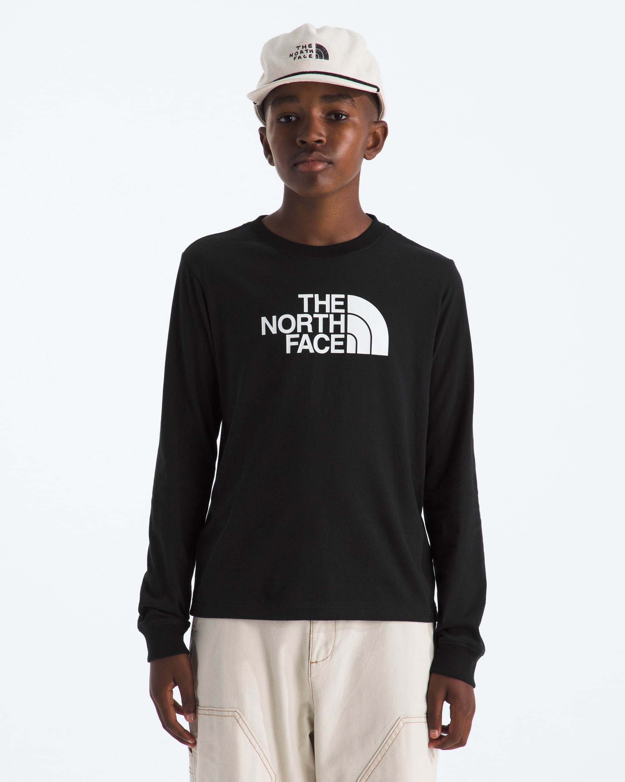 Boys  Girls Evolution Half Dome LongSleeve Tee TNF HERO3