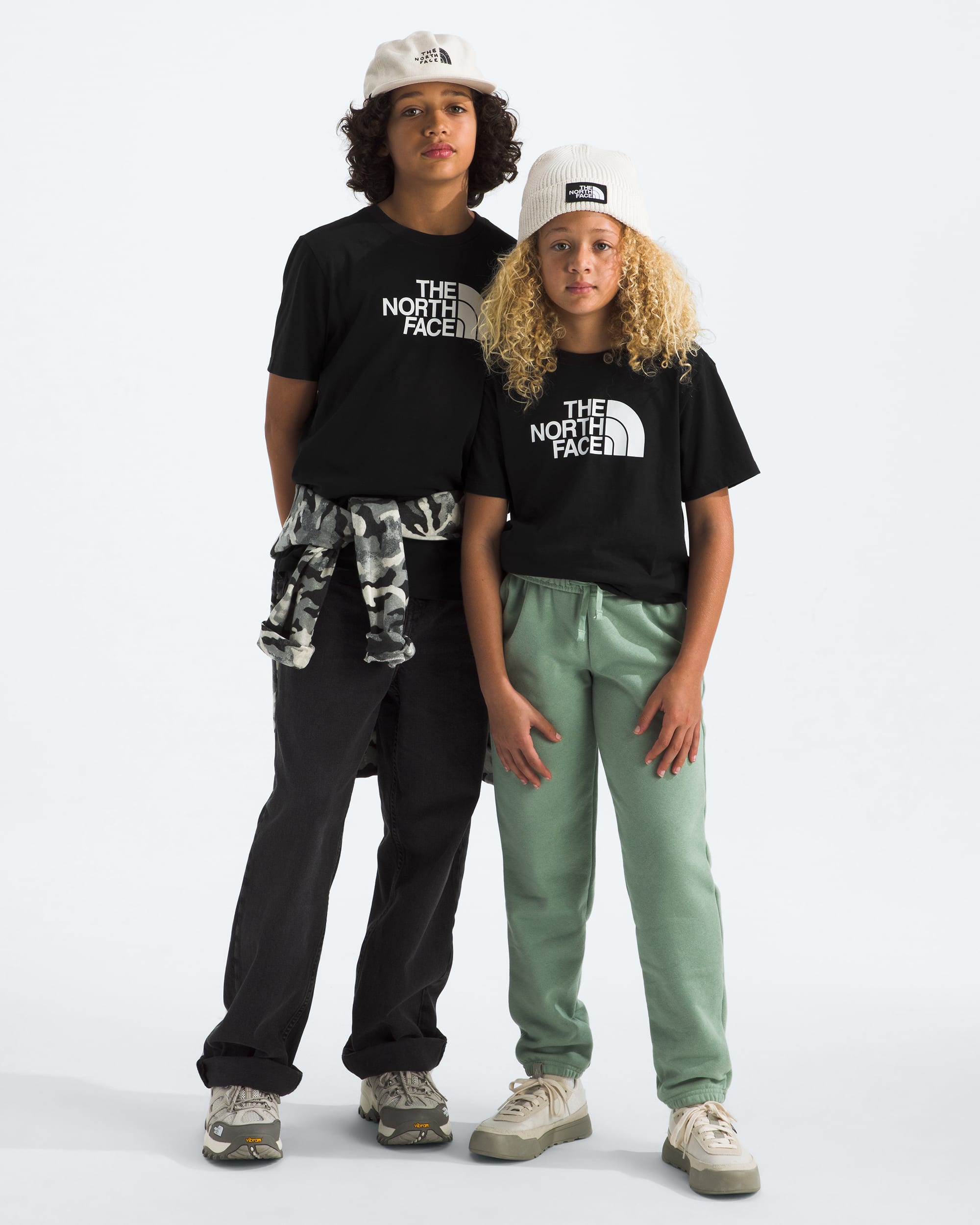 Boys  Girls Evolution Half Dome ShortSleeve Tee TNF Main