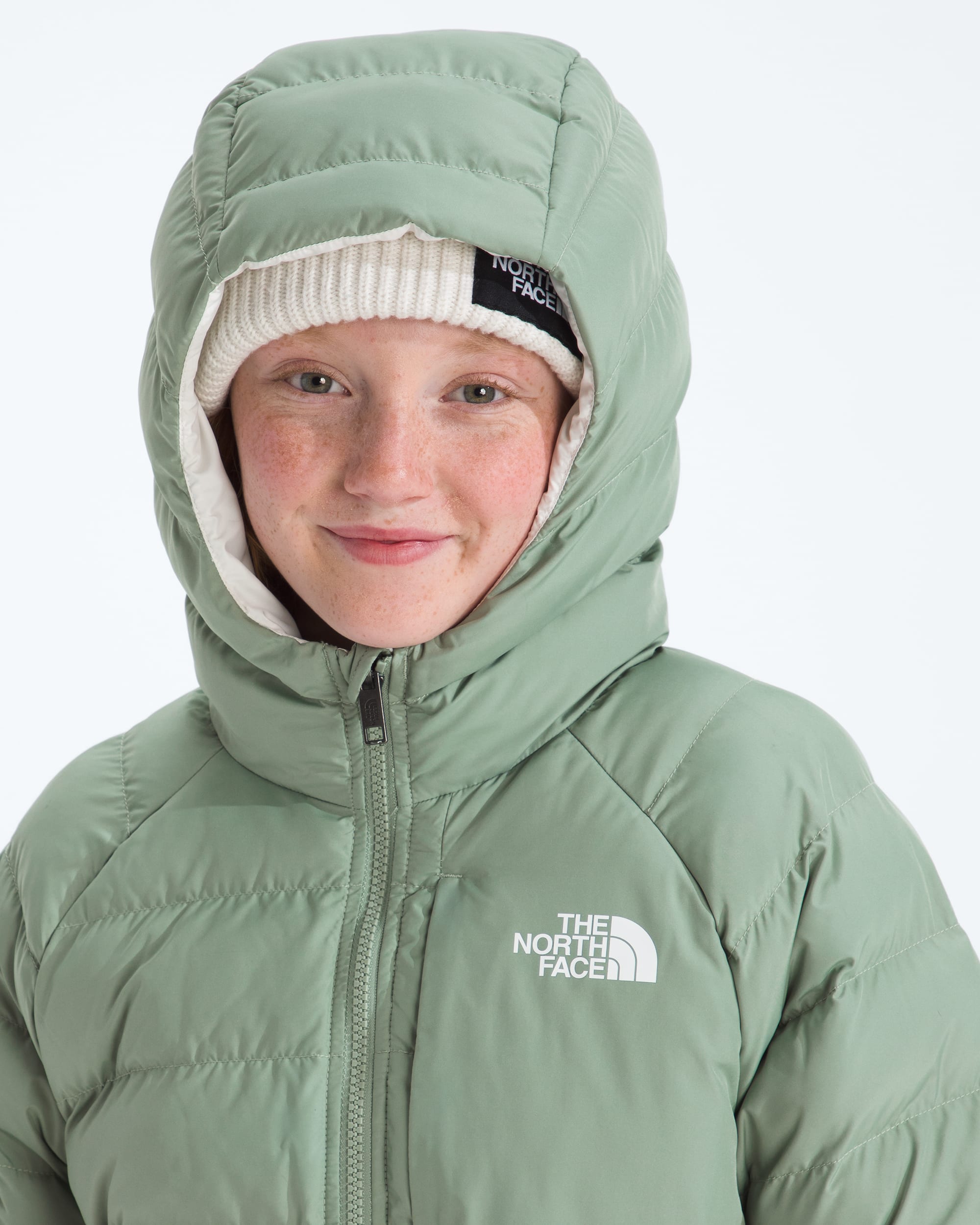 Girls Reversible Perrito Parka TNF MODELHOOD2