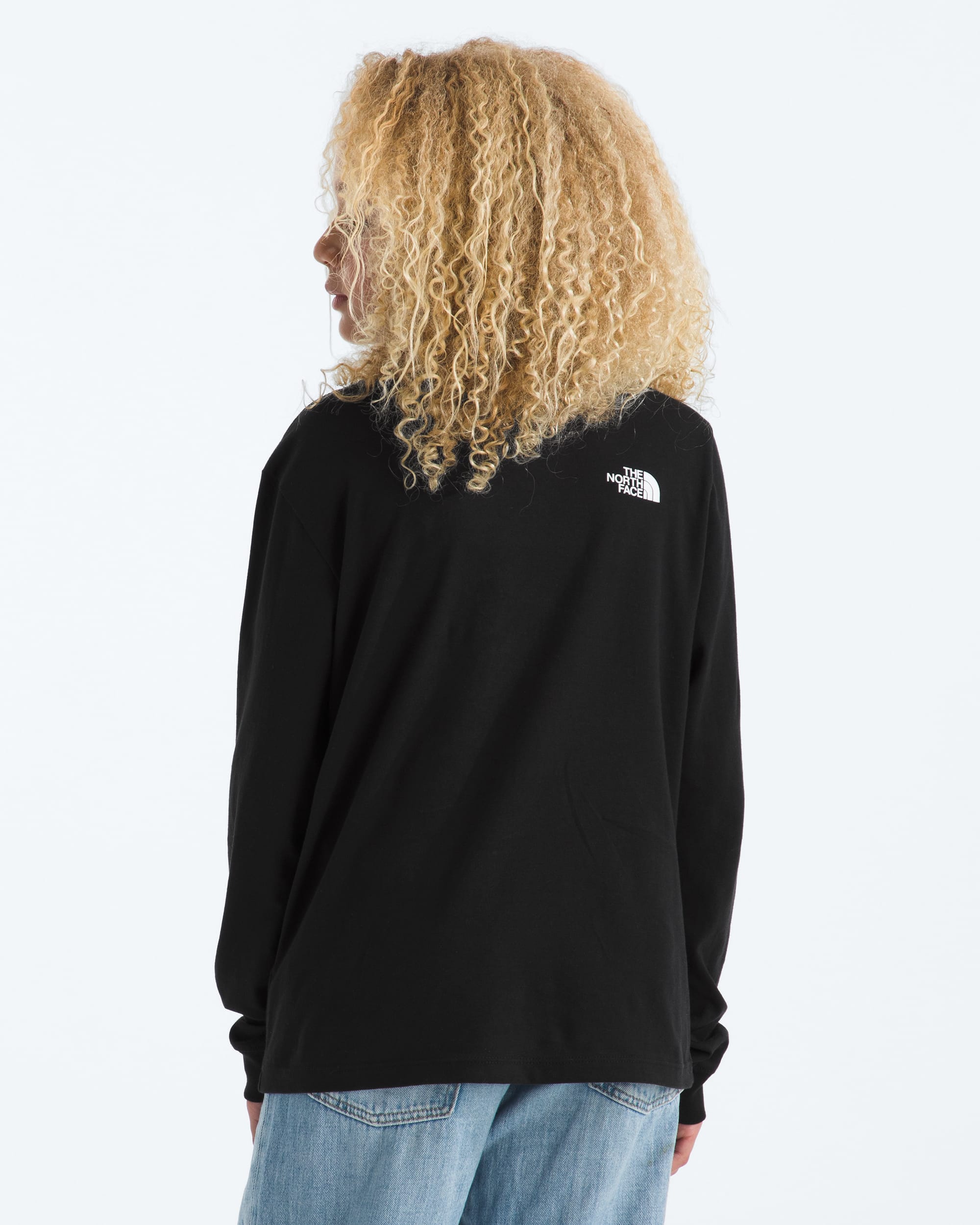 Boys  Girls Evolution Half Dome LongSleeve Tee TNF BACK