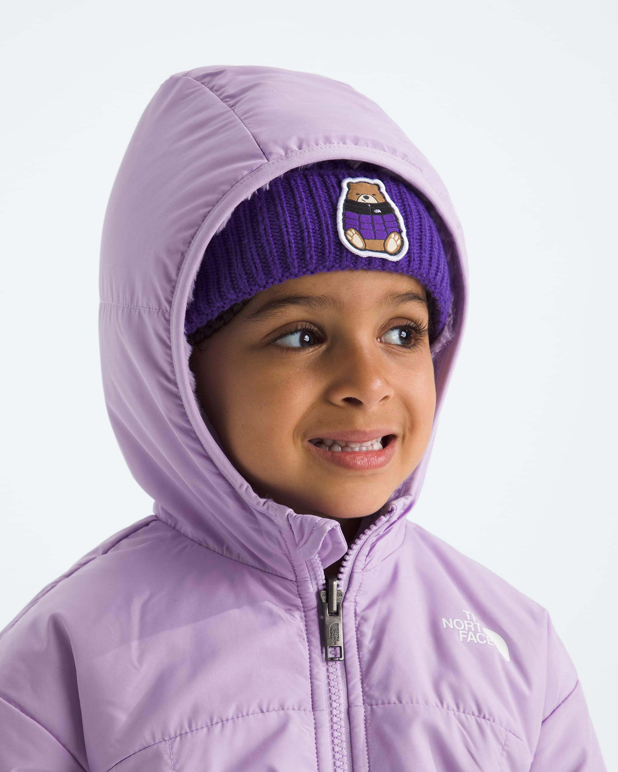 Kids Girls Reversible Shasta FullZip Hooded Jacket TNF MODELHOOD2