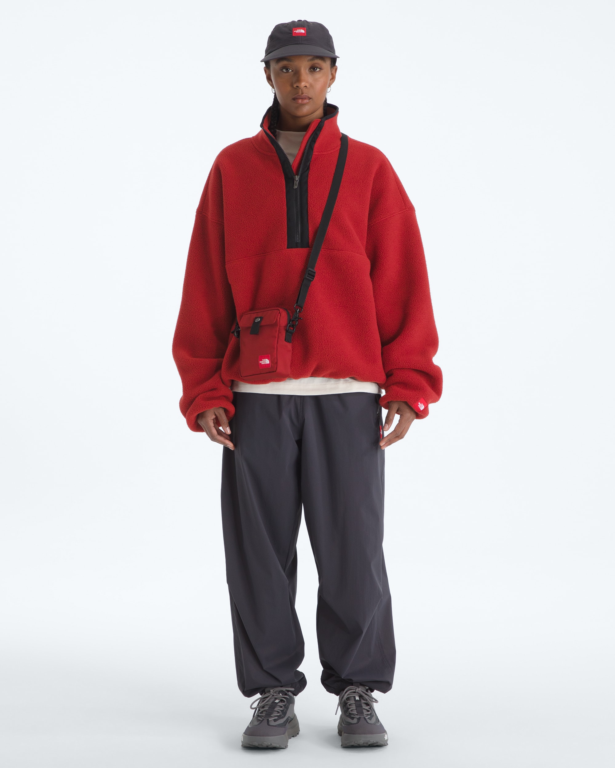 Men's TNF™ Red Box ½-Zip Fleece | The North Face