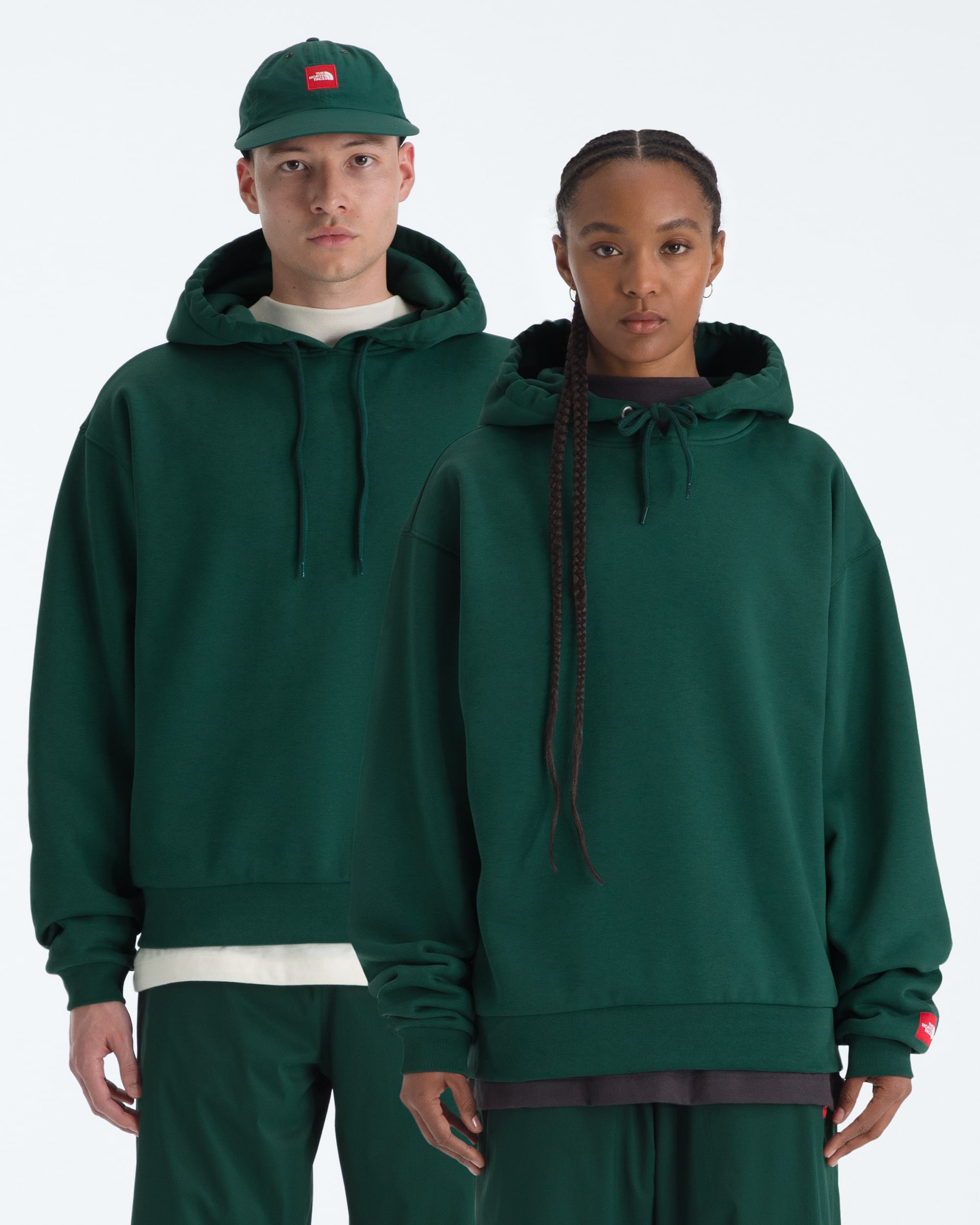 Mens TNF Red Box Hoodie TNF Main