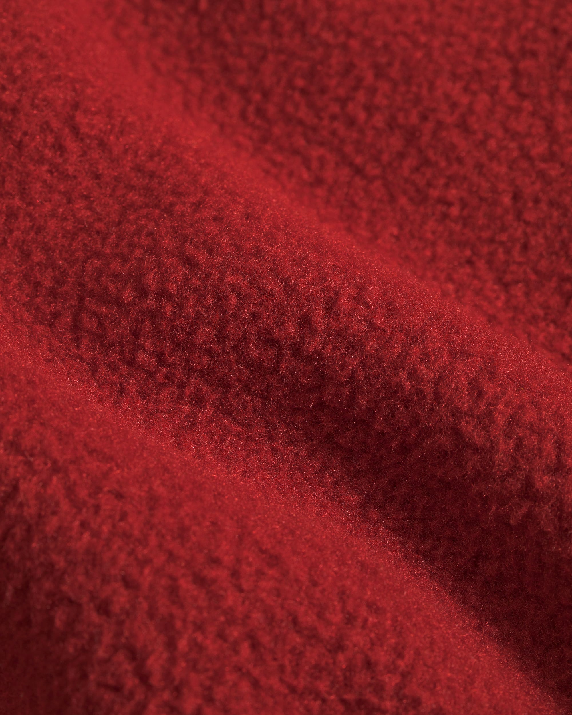 Mens TNF Red Box Zip Fleece TNF DETAIL3