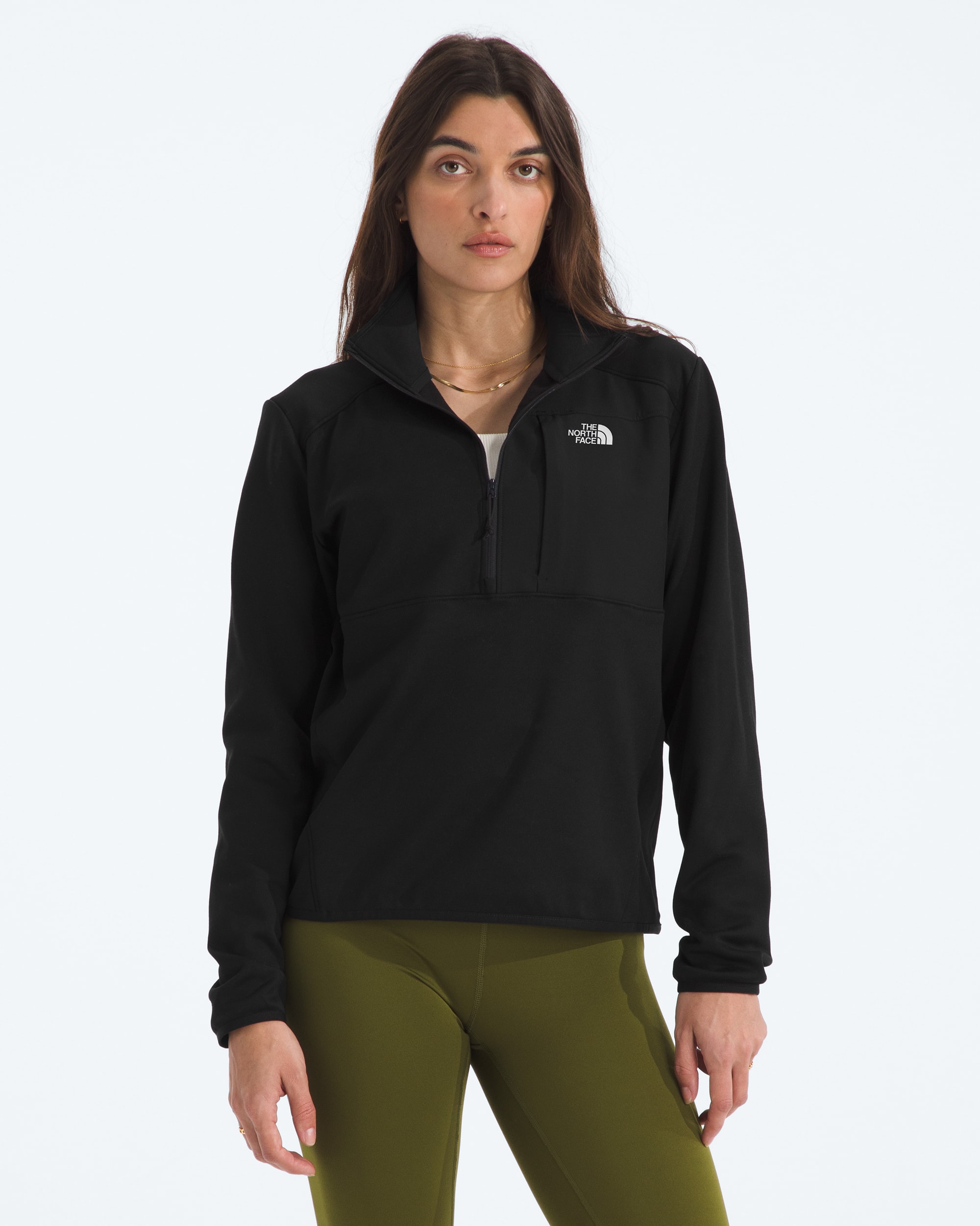 【THE NORTH FACE】 TR10 BK Msize Women's TNF™ Performance Fleece ¼-Zip | The North Face