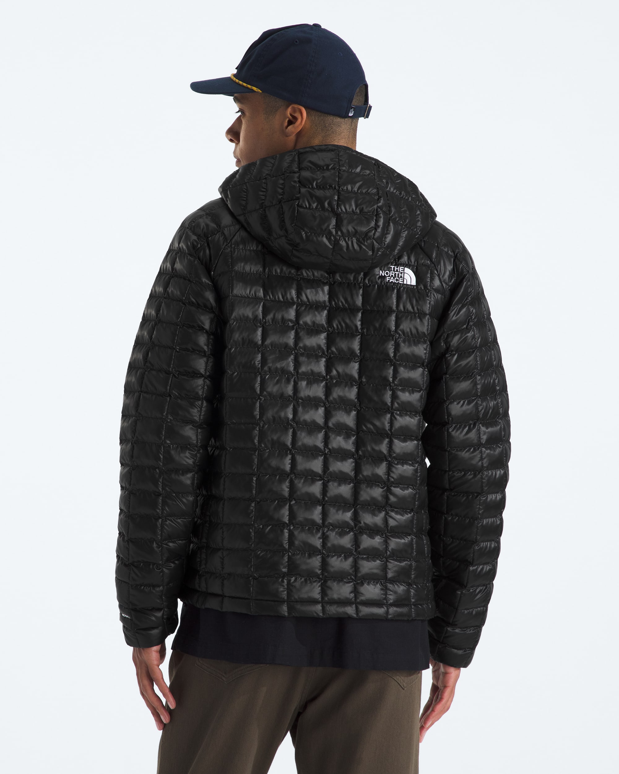 Mens THERMOBALL Hooded Jacket TNF BACK