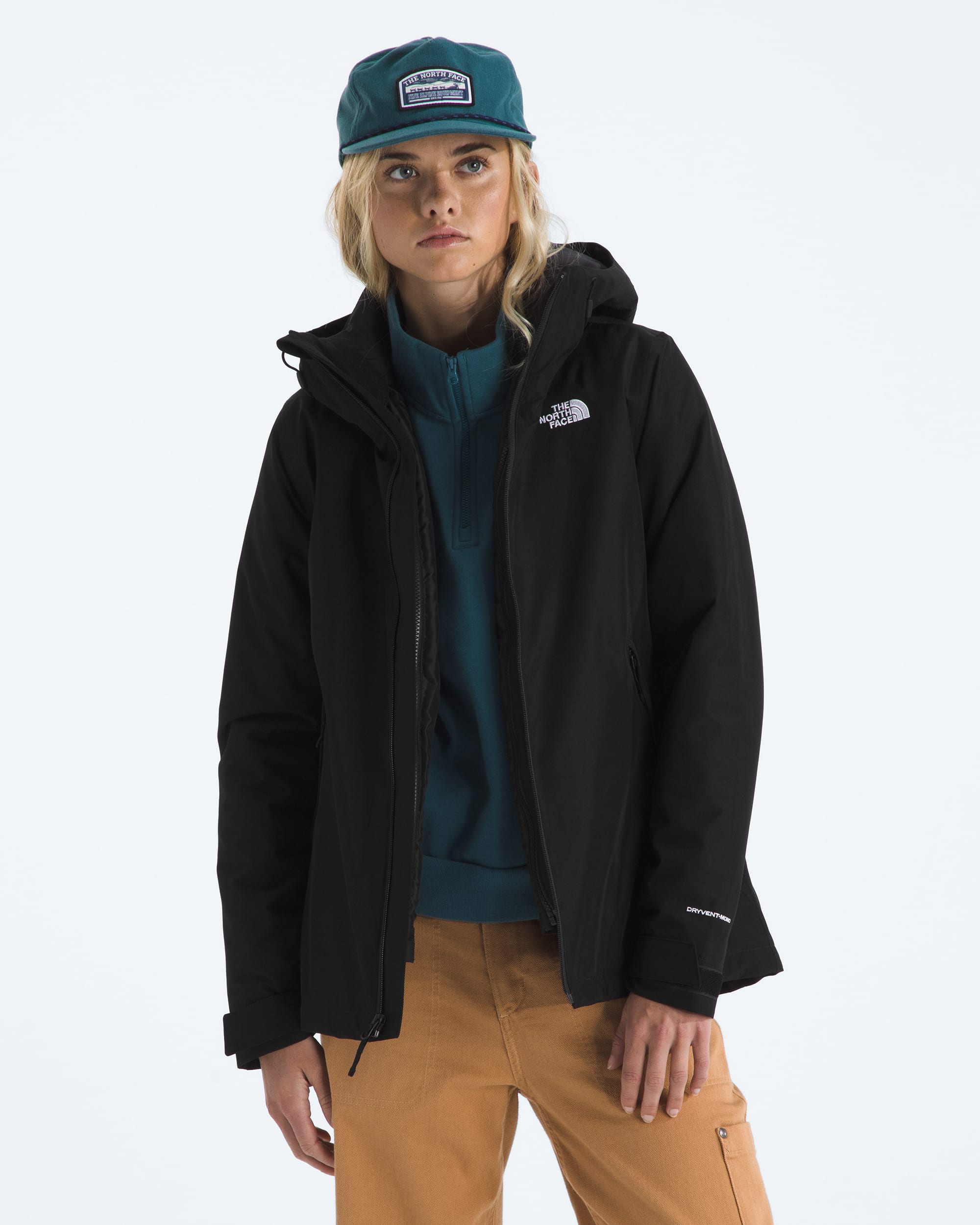Womens Carto Mono Triclimate Hooded Jacket TNF HERO