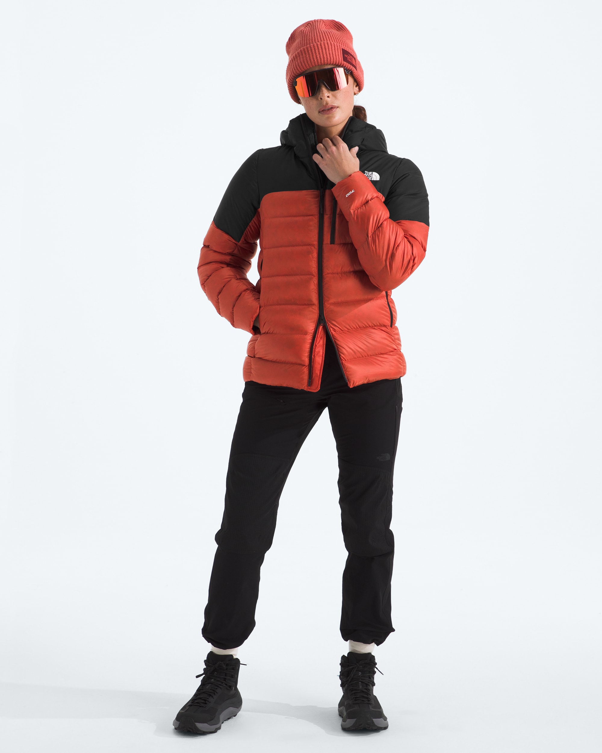 Womens Kalix Down Hoodie TNF HERO2