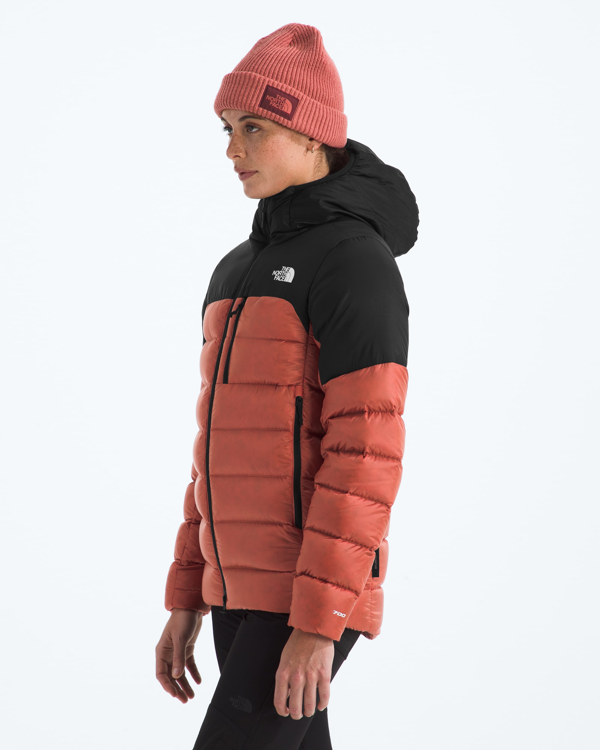 Womens Kalix Down Hoodie TNF MODEL34